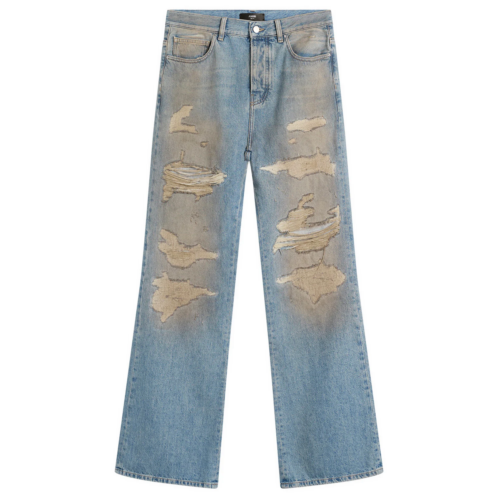 AMIRI Repaired Boot Cut Jeans