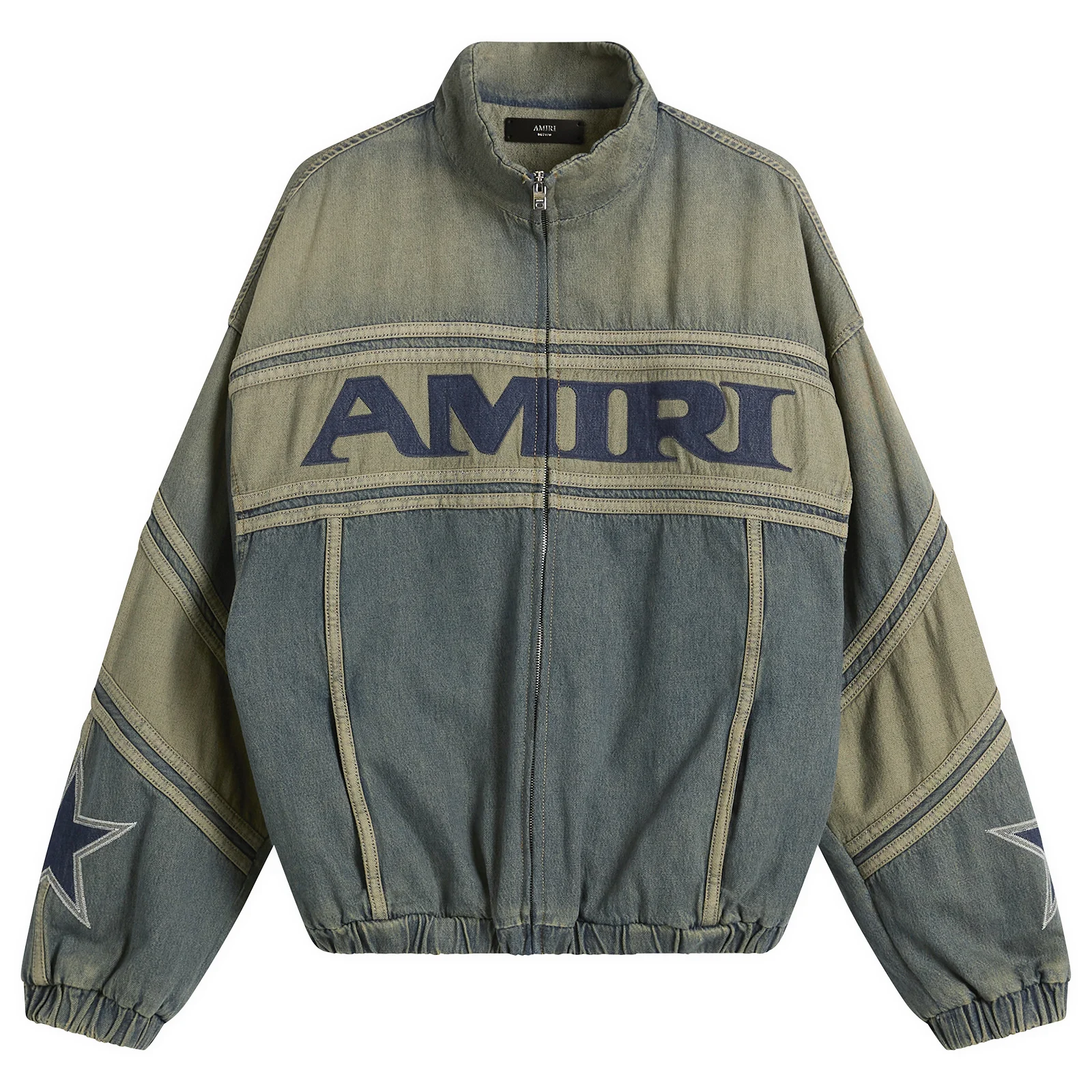 AMIRI Sport Denim Track Jacket