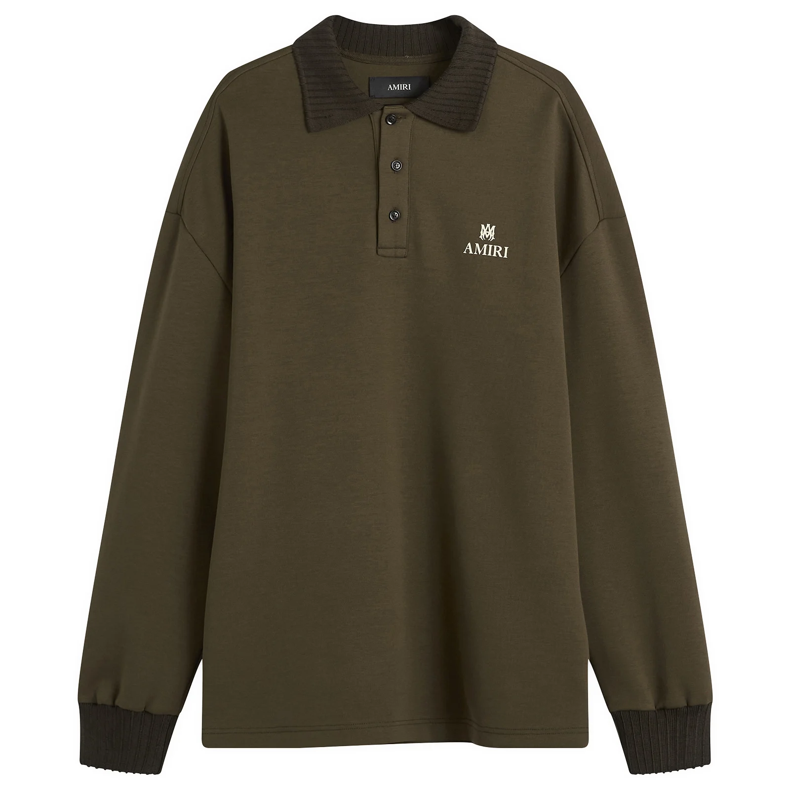AMIRI MA Oversized Long Sleeve Polo