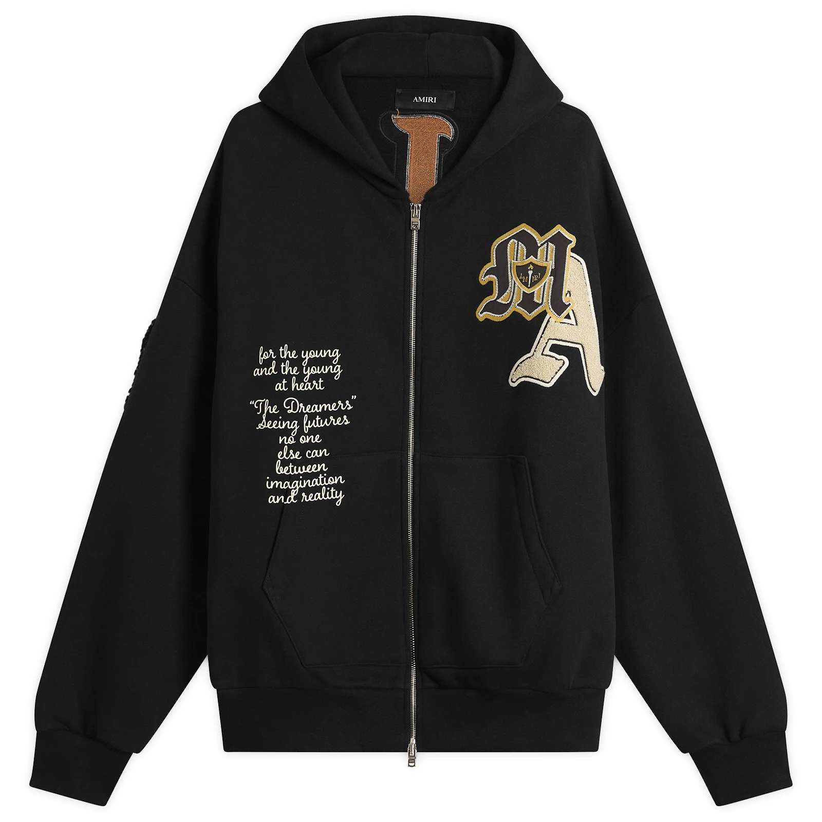 AMIRI Varsity Patch Zip Hoodie