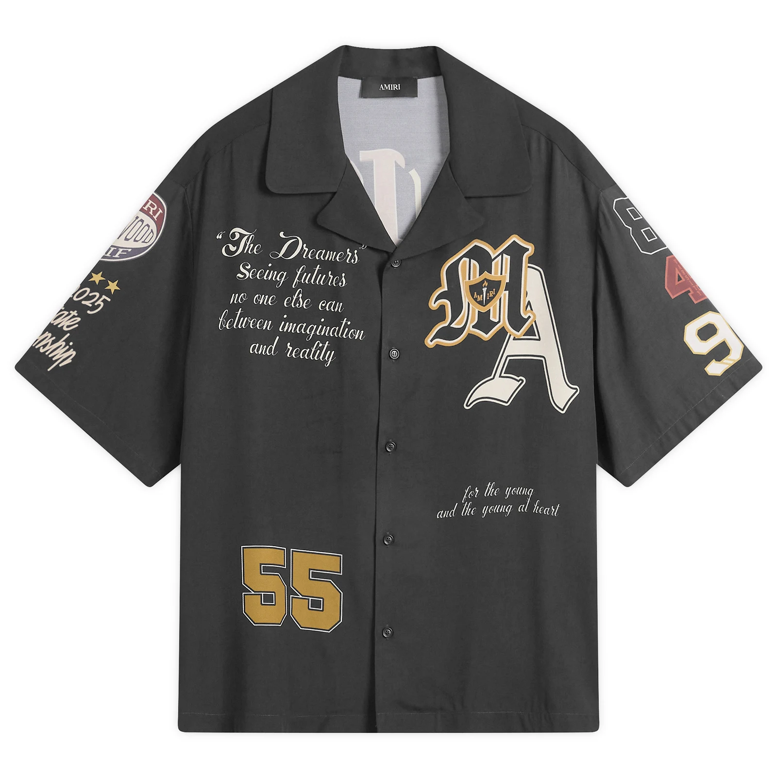 AMIRI Varsity Patch Camp Shirt