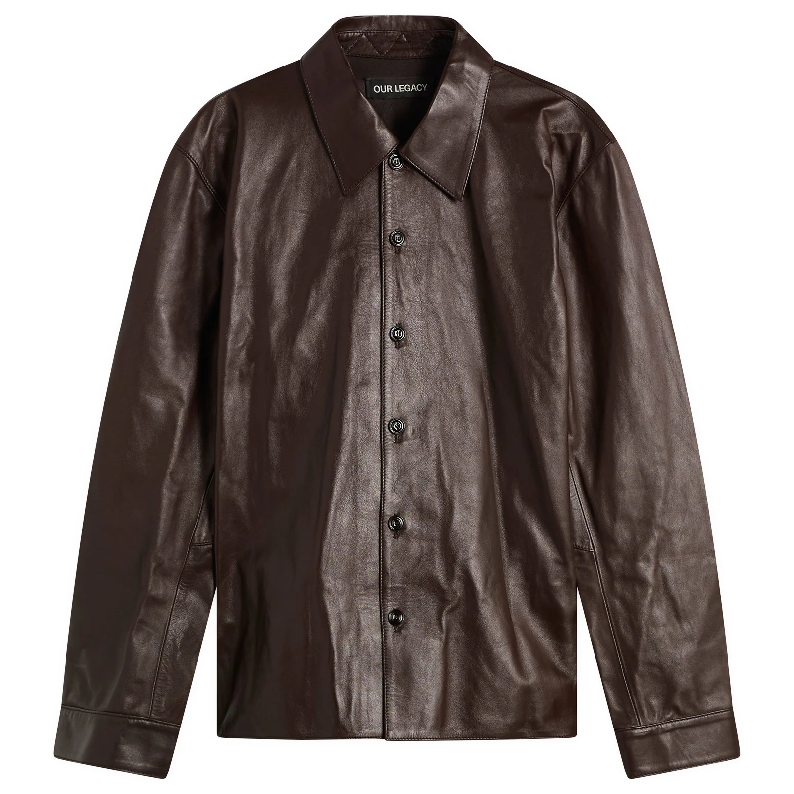 Our Legacy Calfskin Leather Welding Shirt