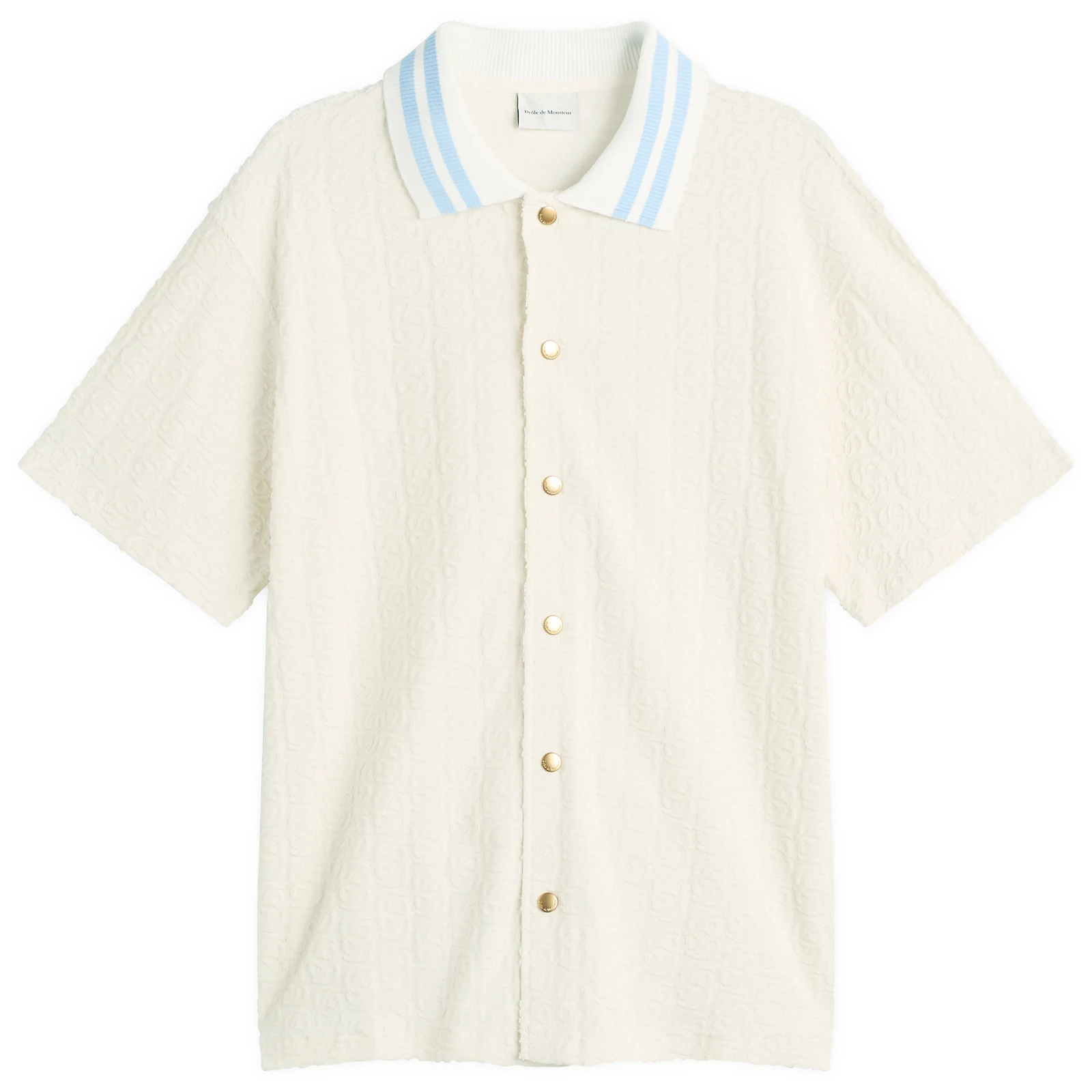 Drôle de Monsieur Monogramme Towelling Shirt
