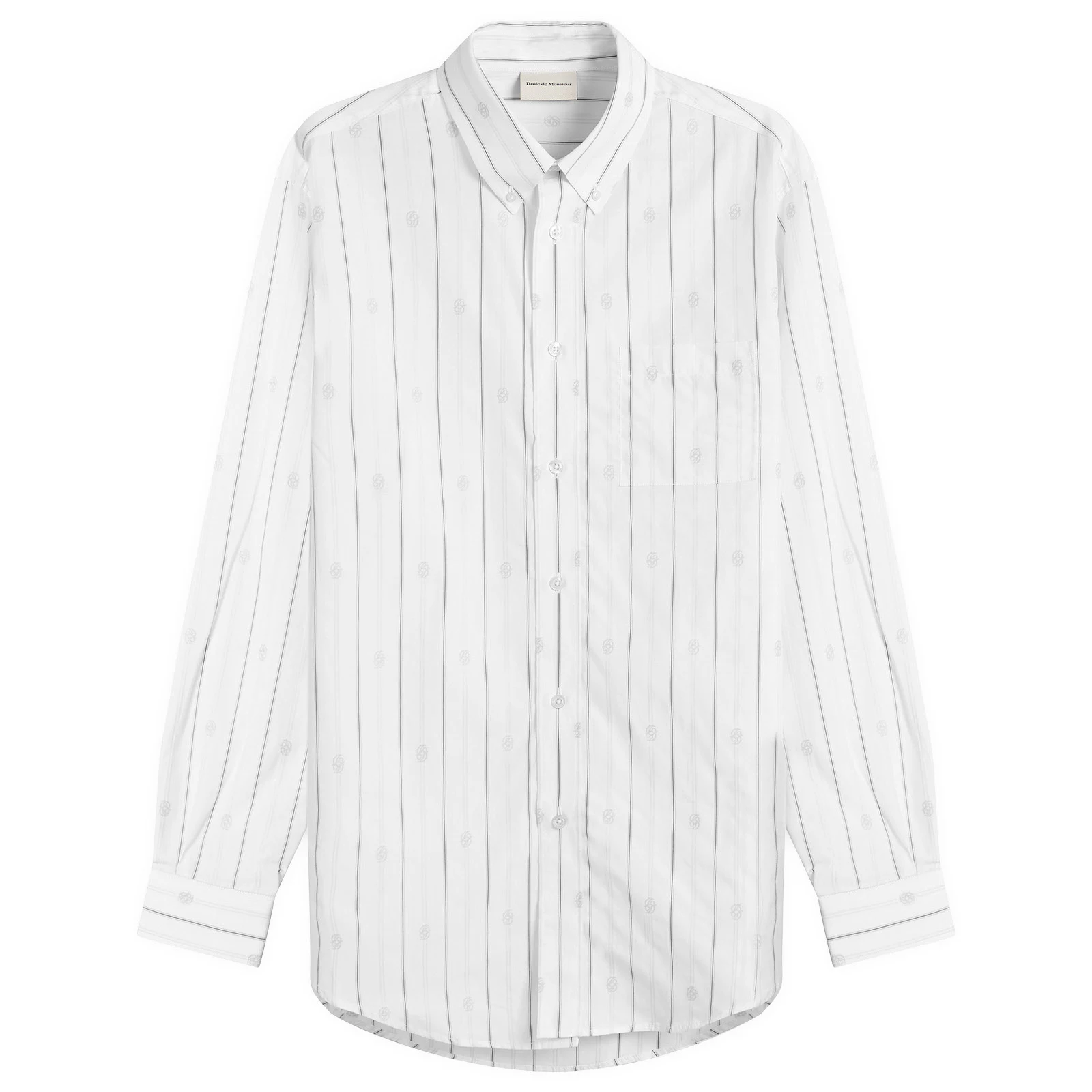 Drôle de Monsieur Monogramme Stripe Shirt