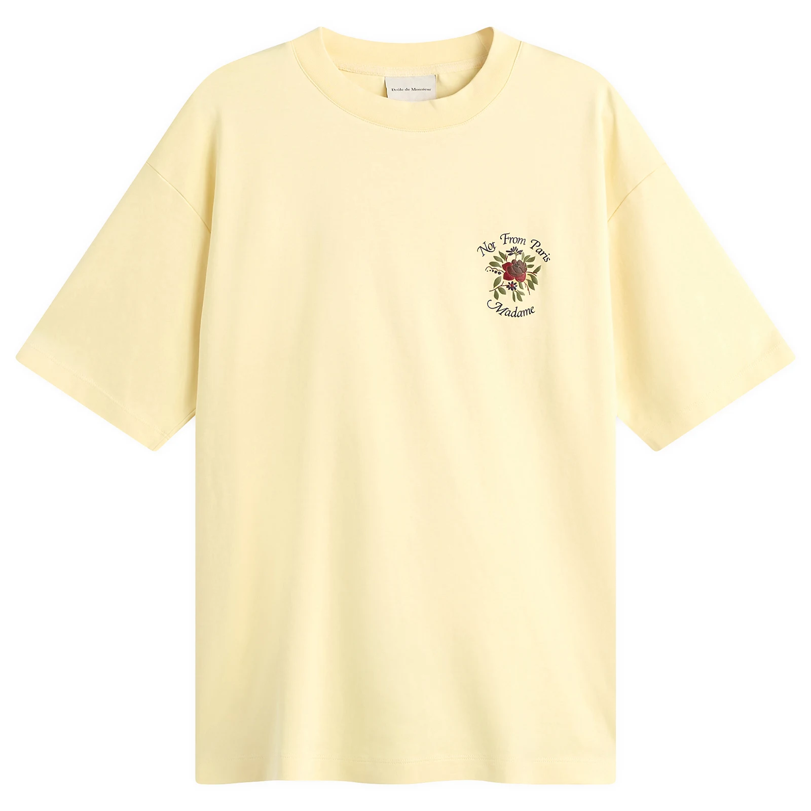 Drôle de Monsieur Rose Slogan T-Shirt