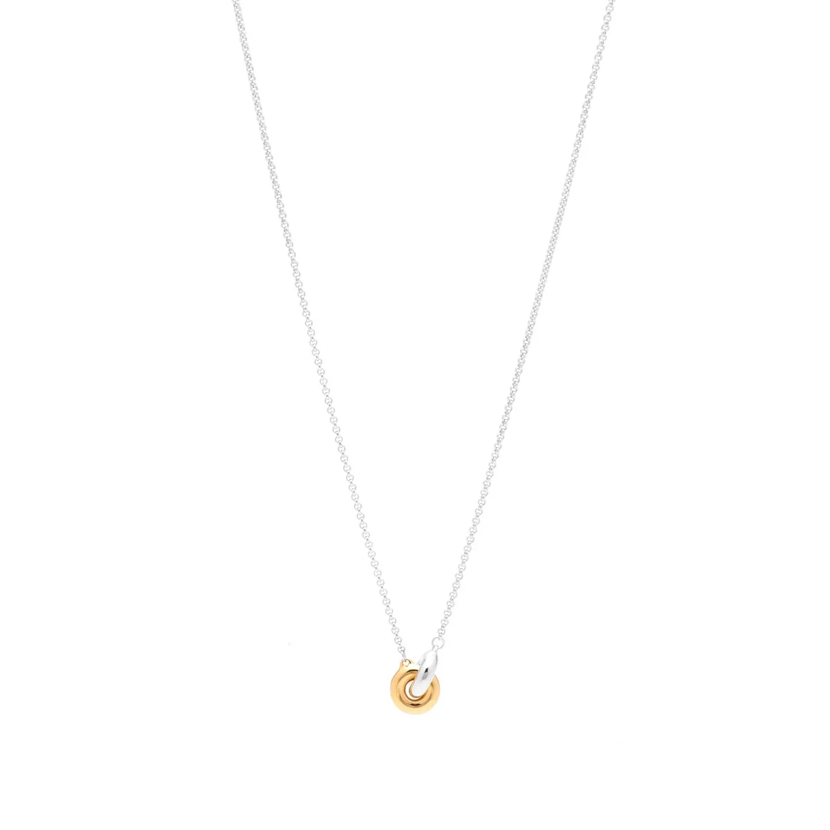 Tom Wood 20.5" Sphere Double Pendant Necklace