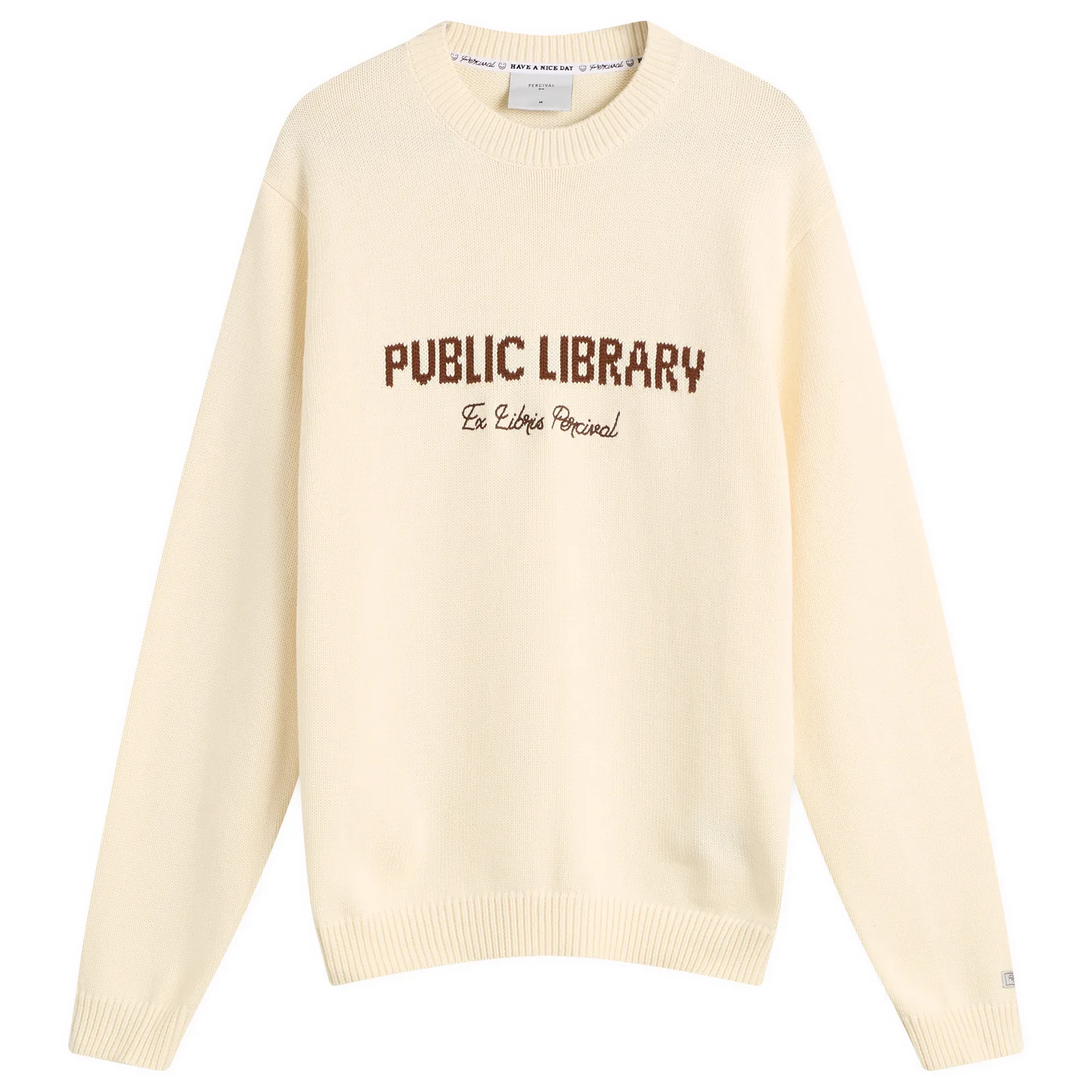 Percival Public Library Knitted Crew Jumper