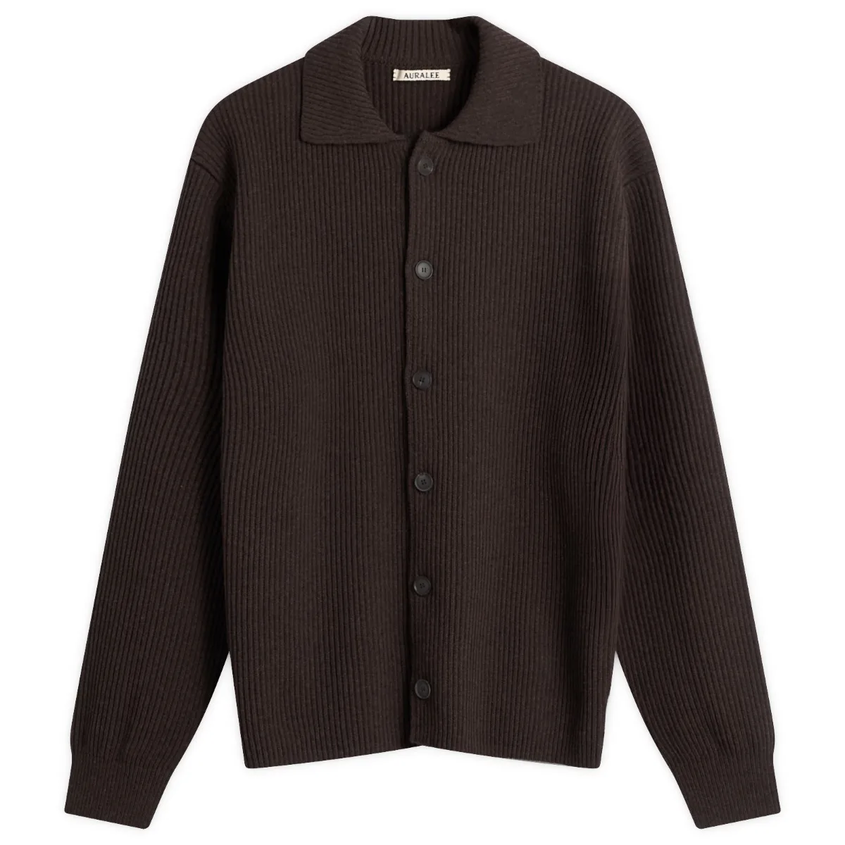 Auralee Rib Knit Cardigan