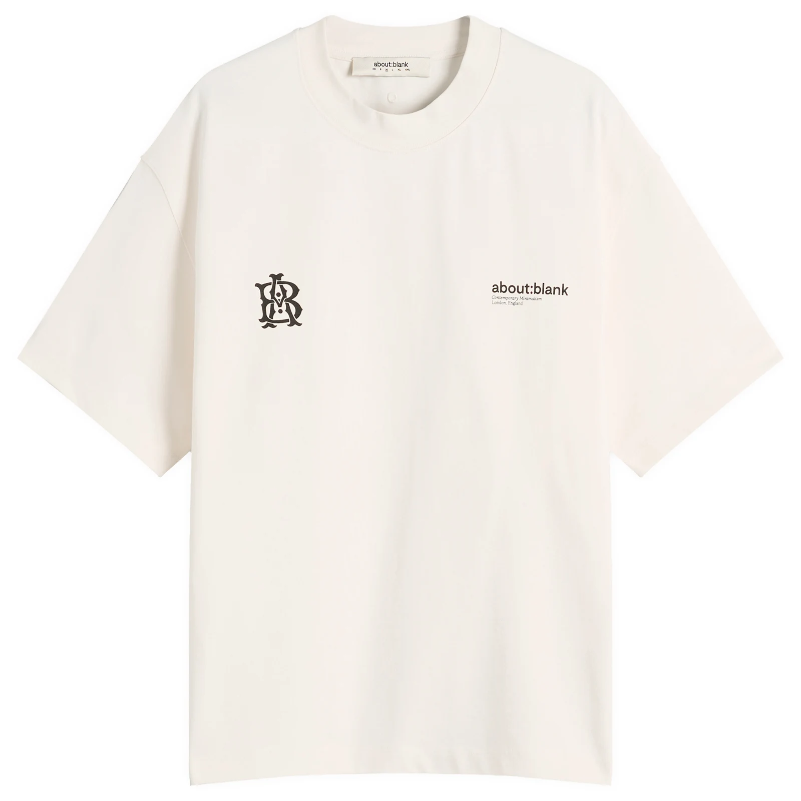 about:blank Dual Logo T-Shirt