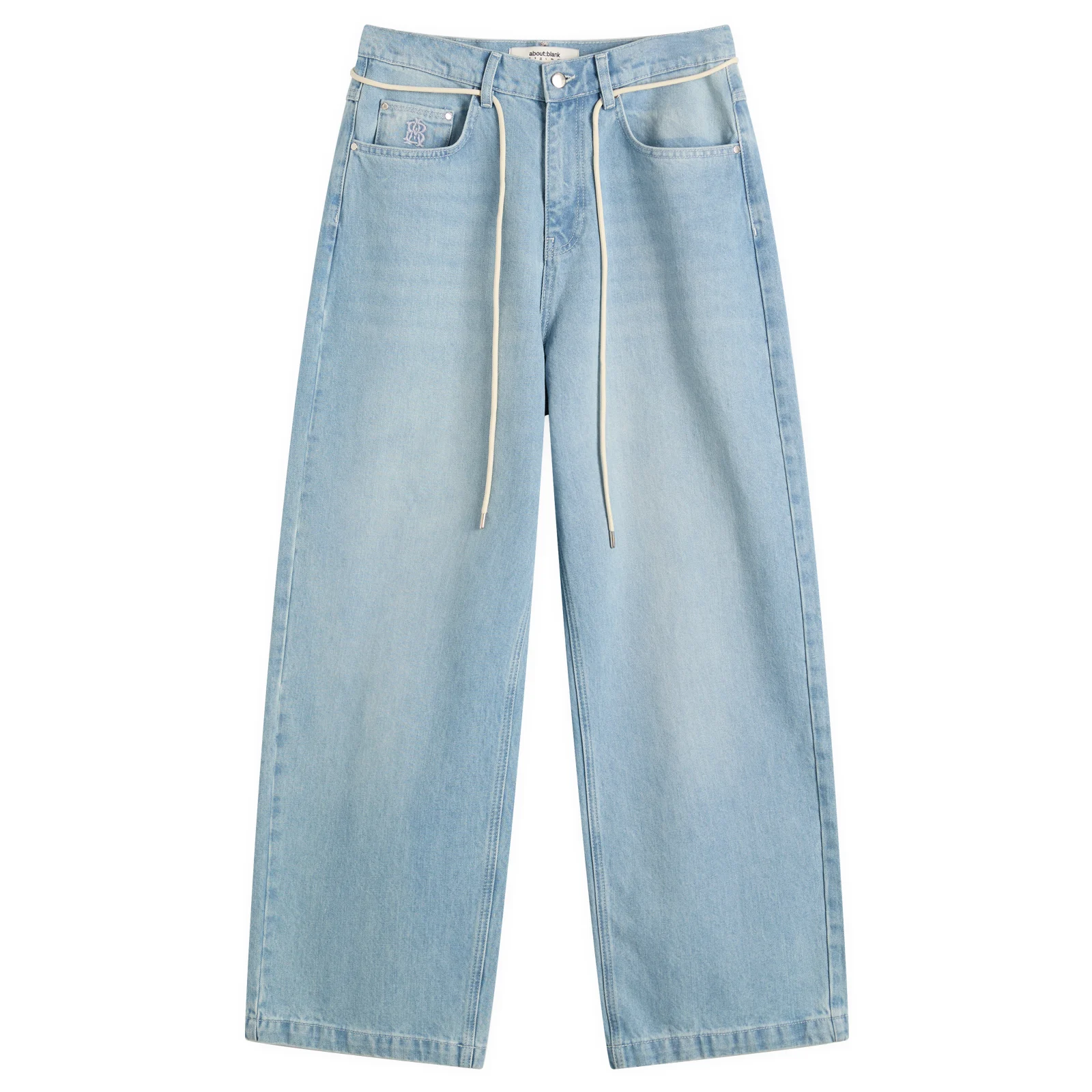 about:blank Wide Leg Denim