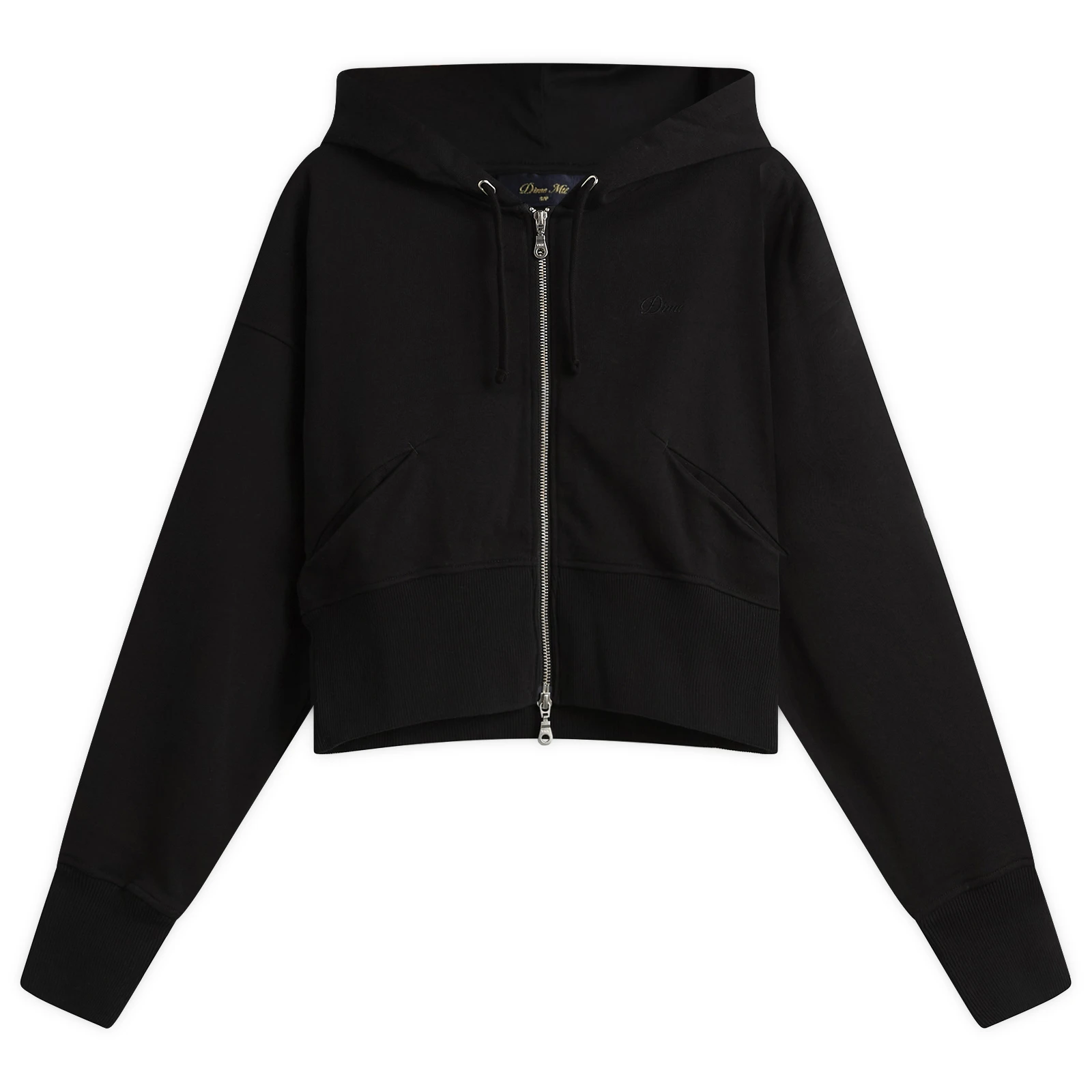 Dime Cropped Zip Hoodie