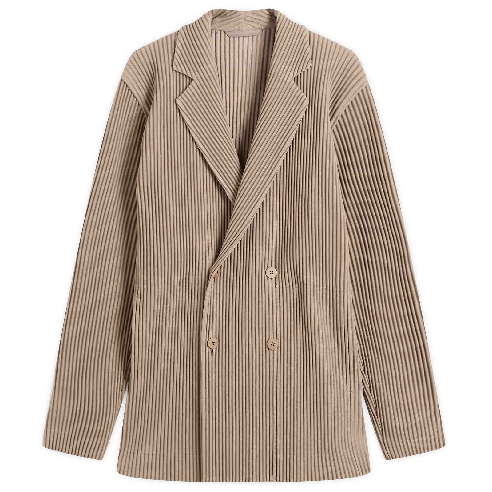 Homme Plisse Issey Miyake Double Breasted Jacket
