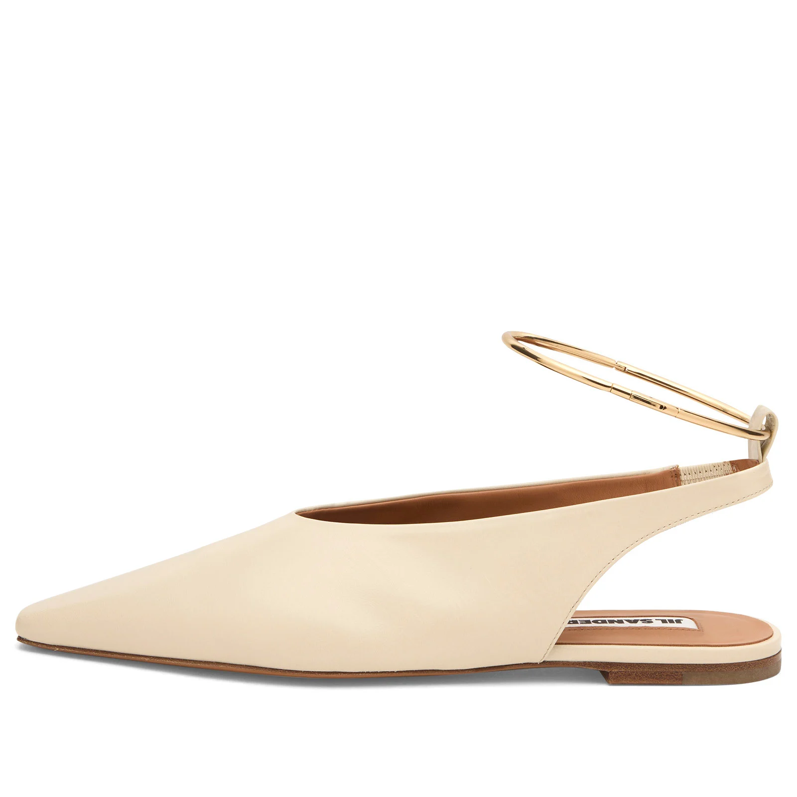 Jil Sander Pointed Sling Back Shoes
