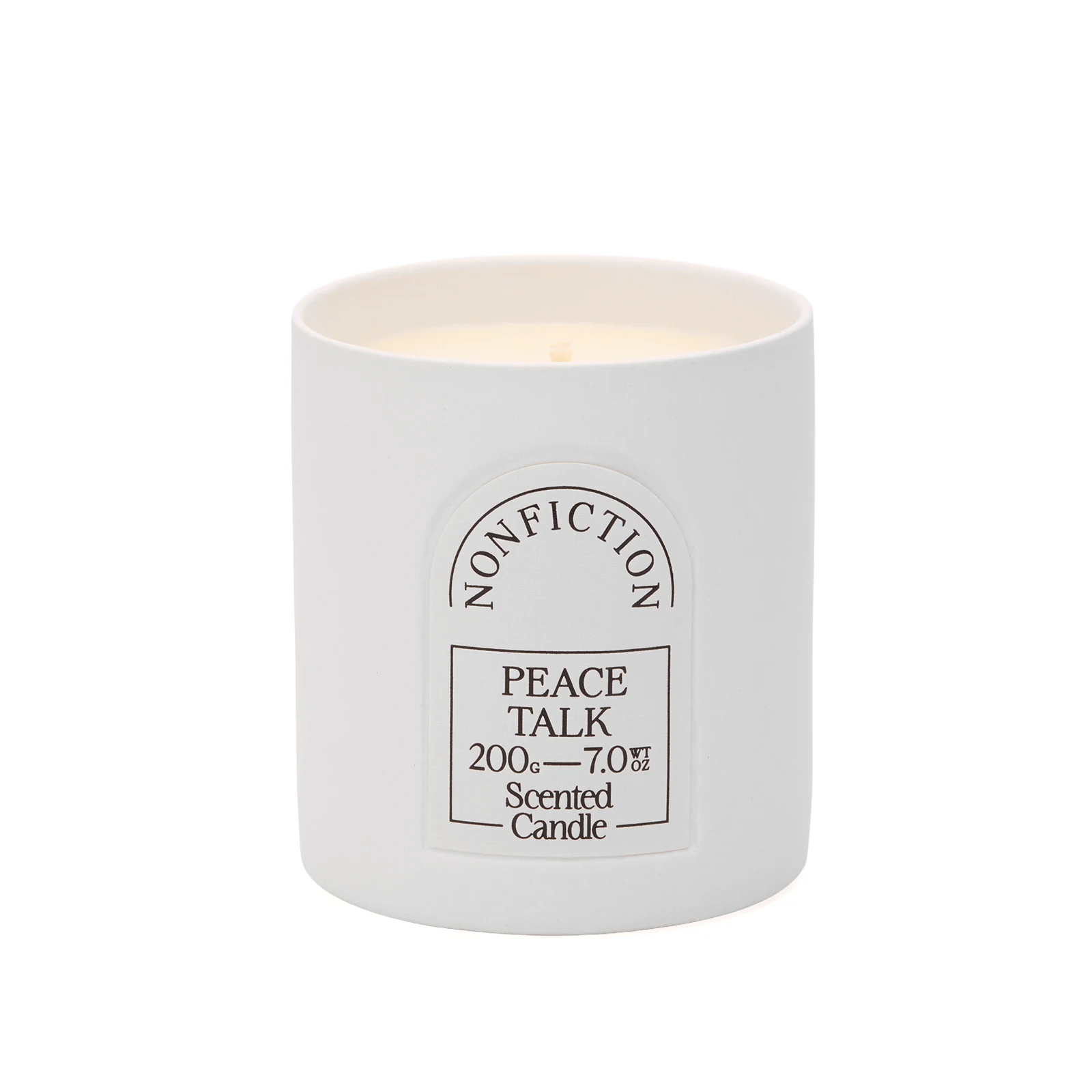 Nonfiction Peace Talk Scented Candle