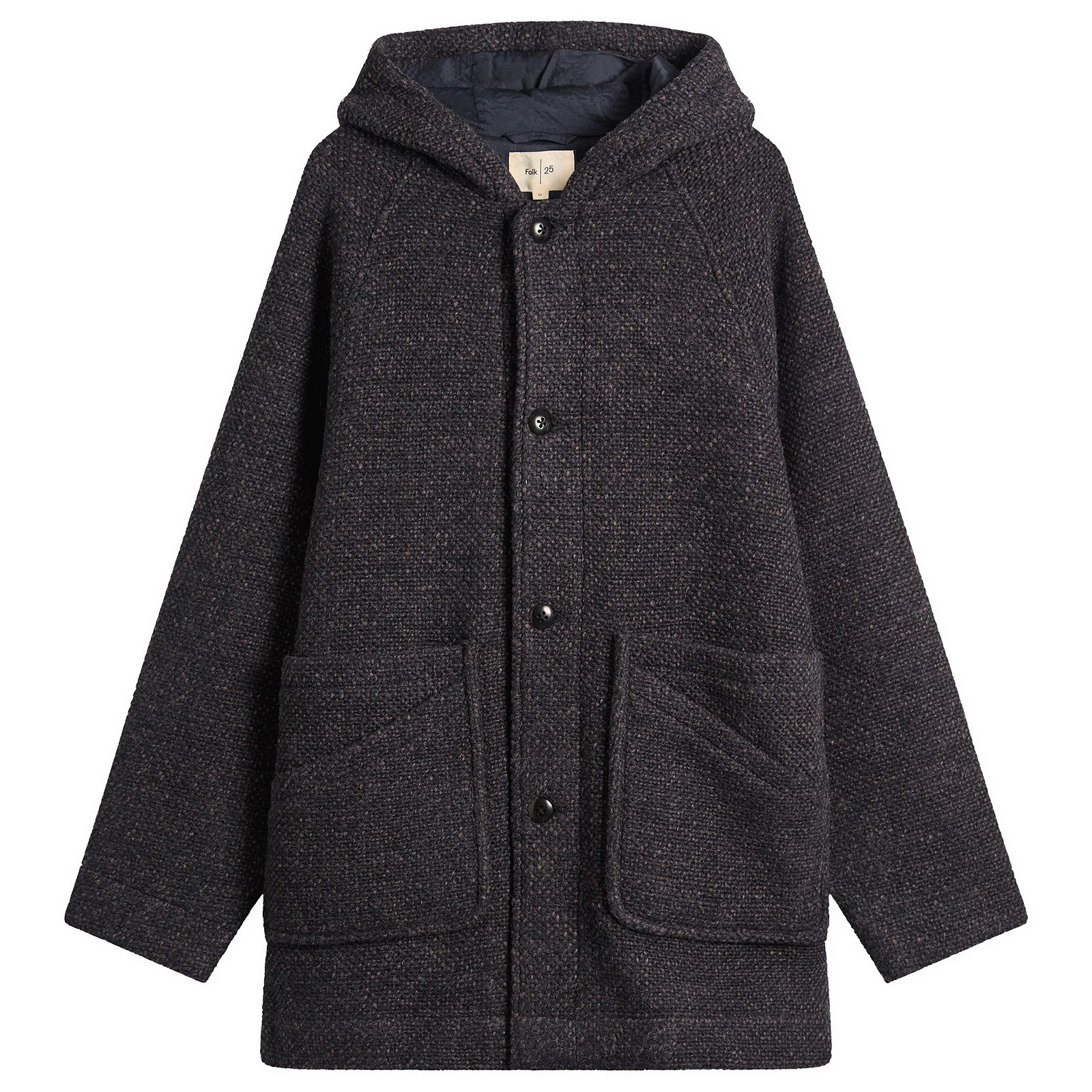 Folk Hooded Car Coat