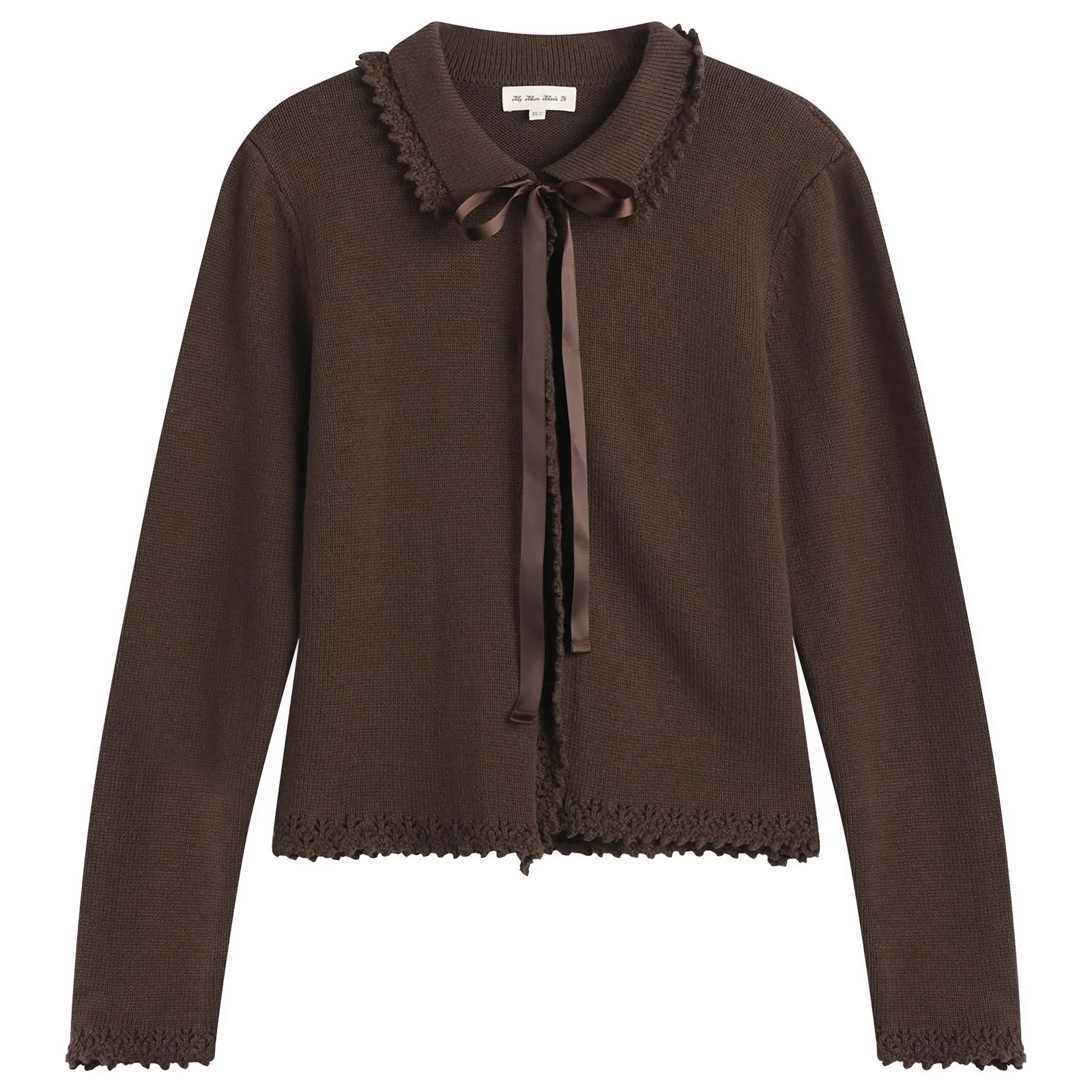 My Mum Made It Lace Knit Cardigan