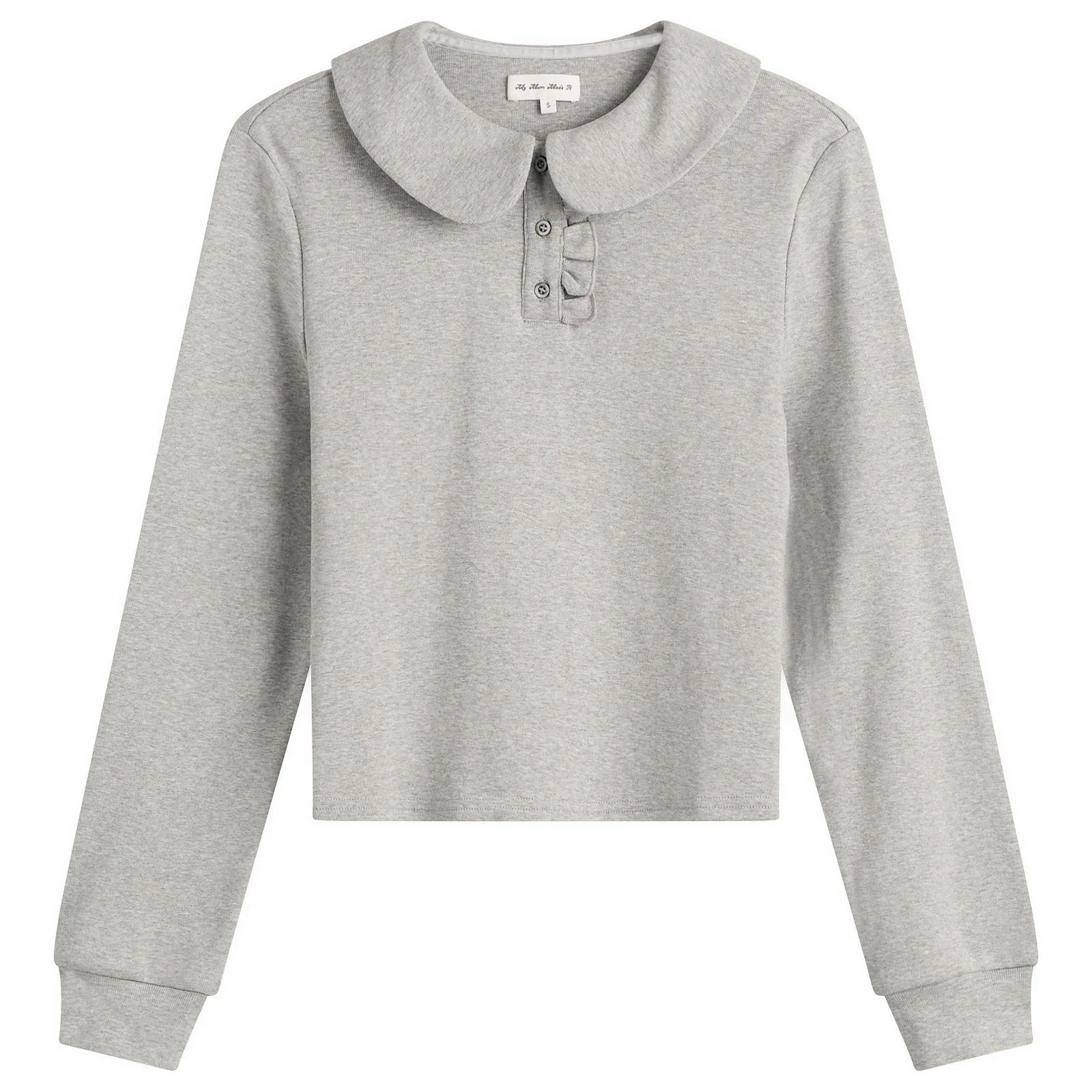 My Mum Made It Polo Long Sleeve Top