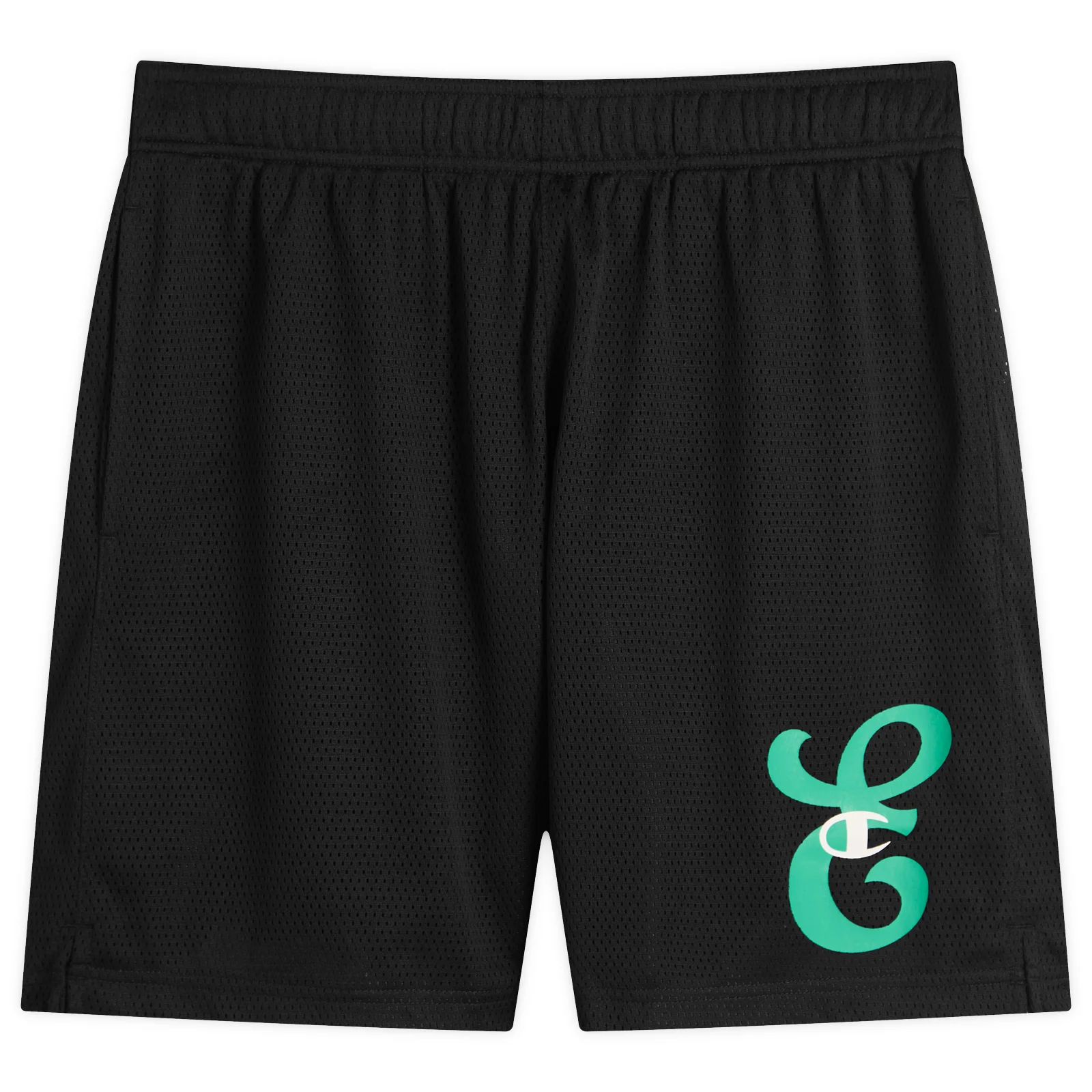 Champion for E by END. Mesh Shorts 'Emerald'