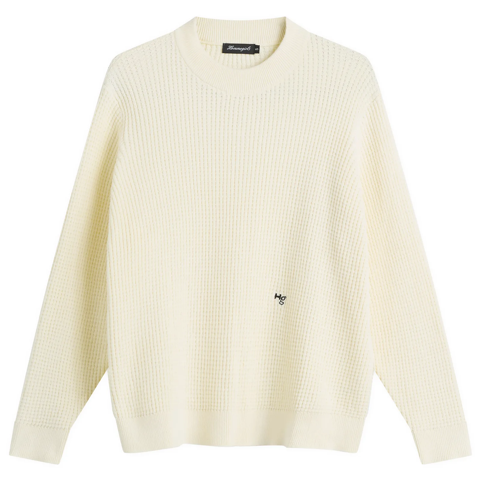 Hommegirls Waffle Knit Pullover