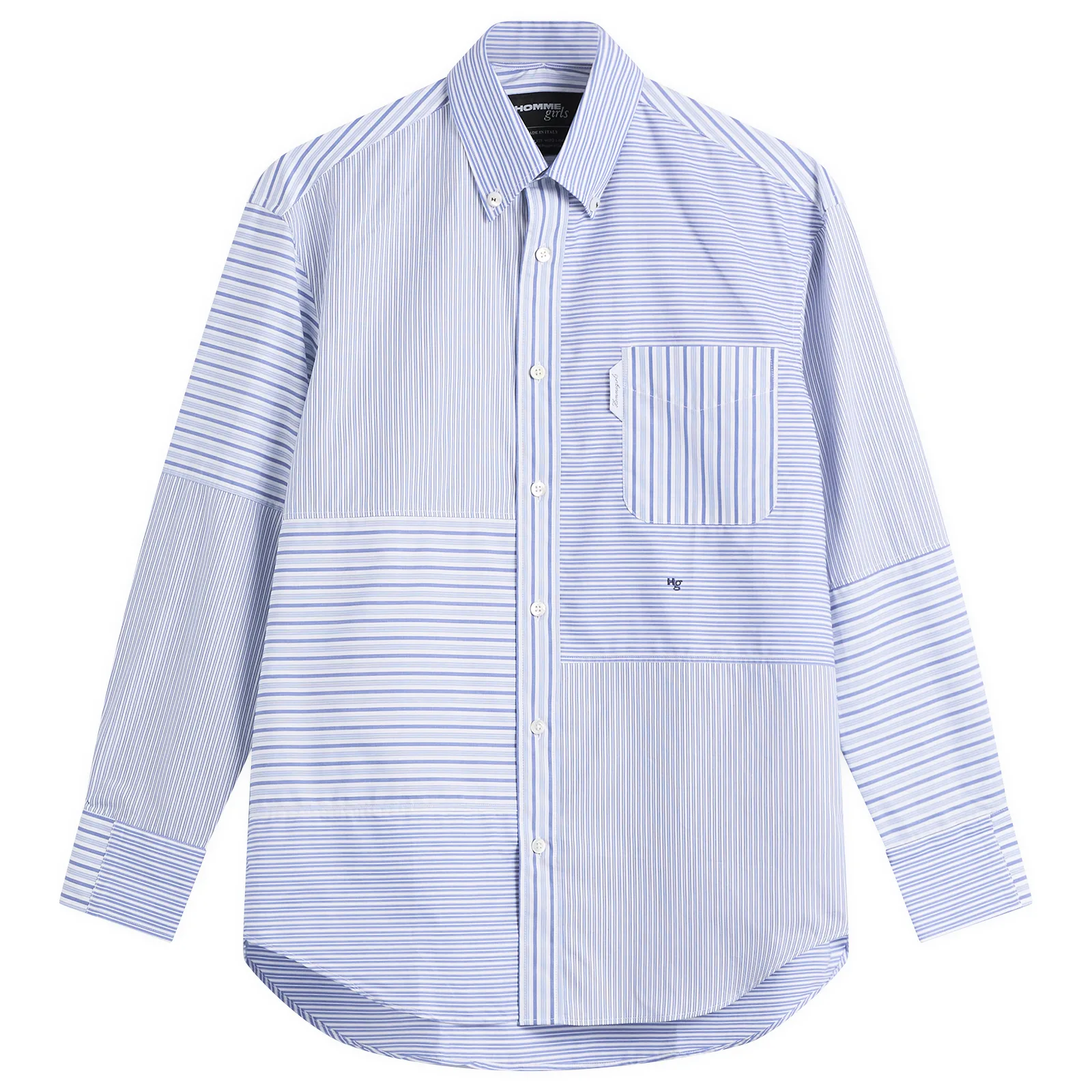 Hommegirls Patchwork Shirt