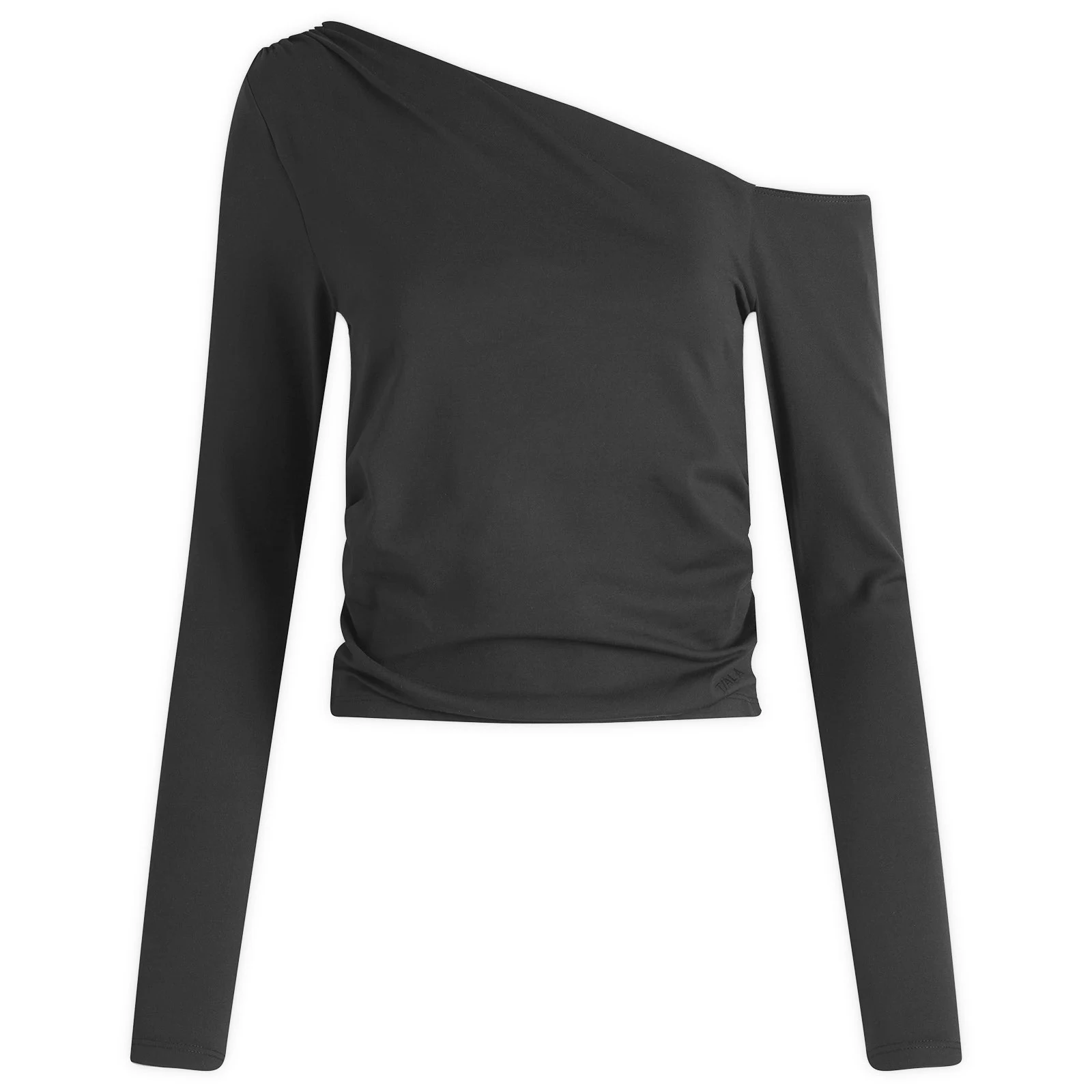TALA 365 Cupro Gathered Long Sleeve Top
