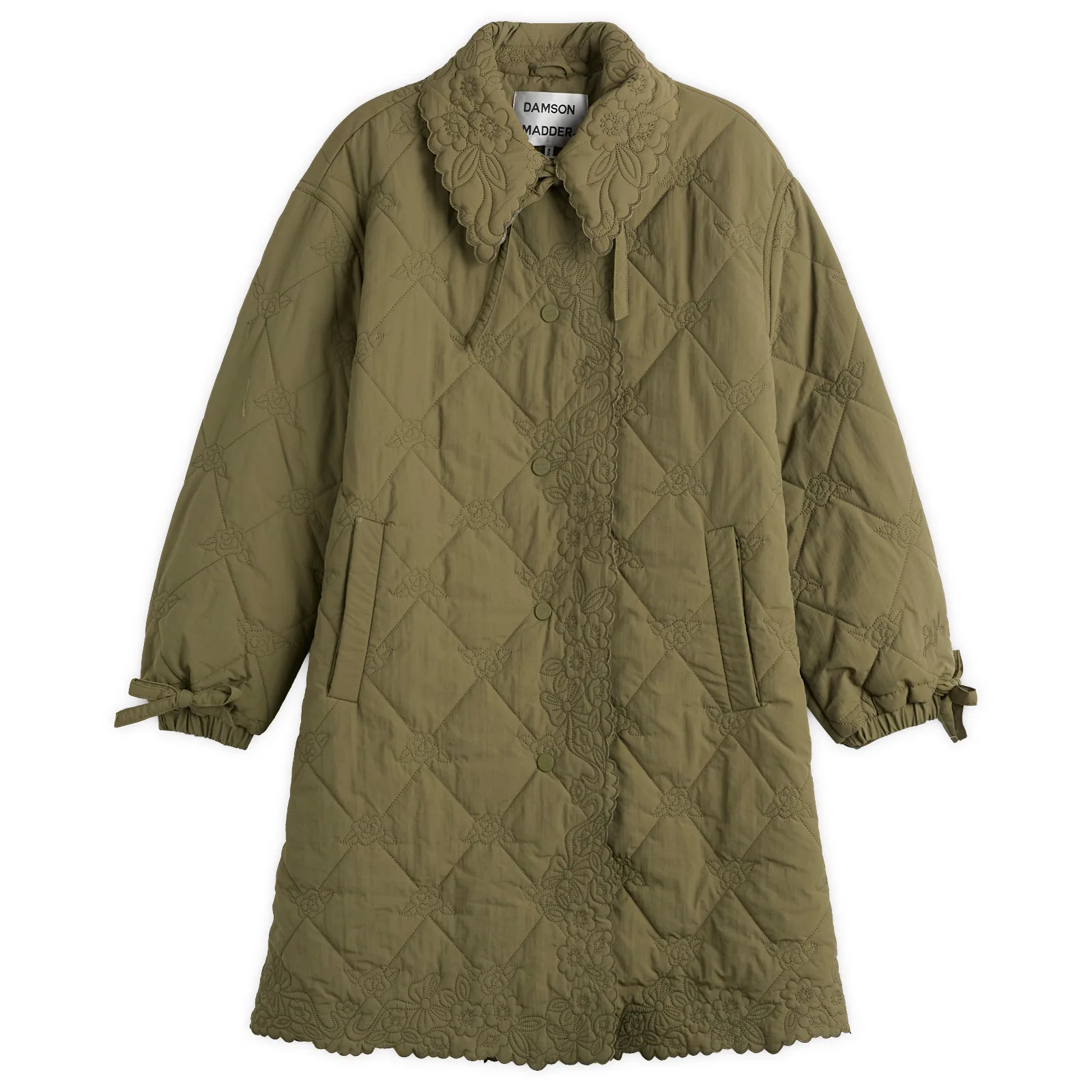 Damson Madder Avery Quilted Coat