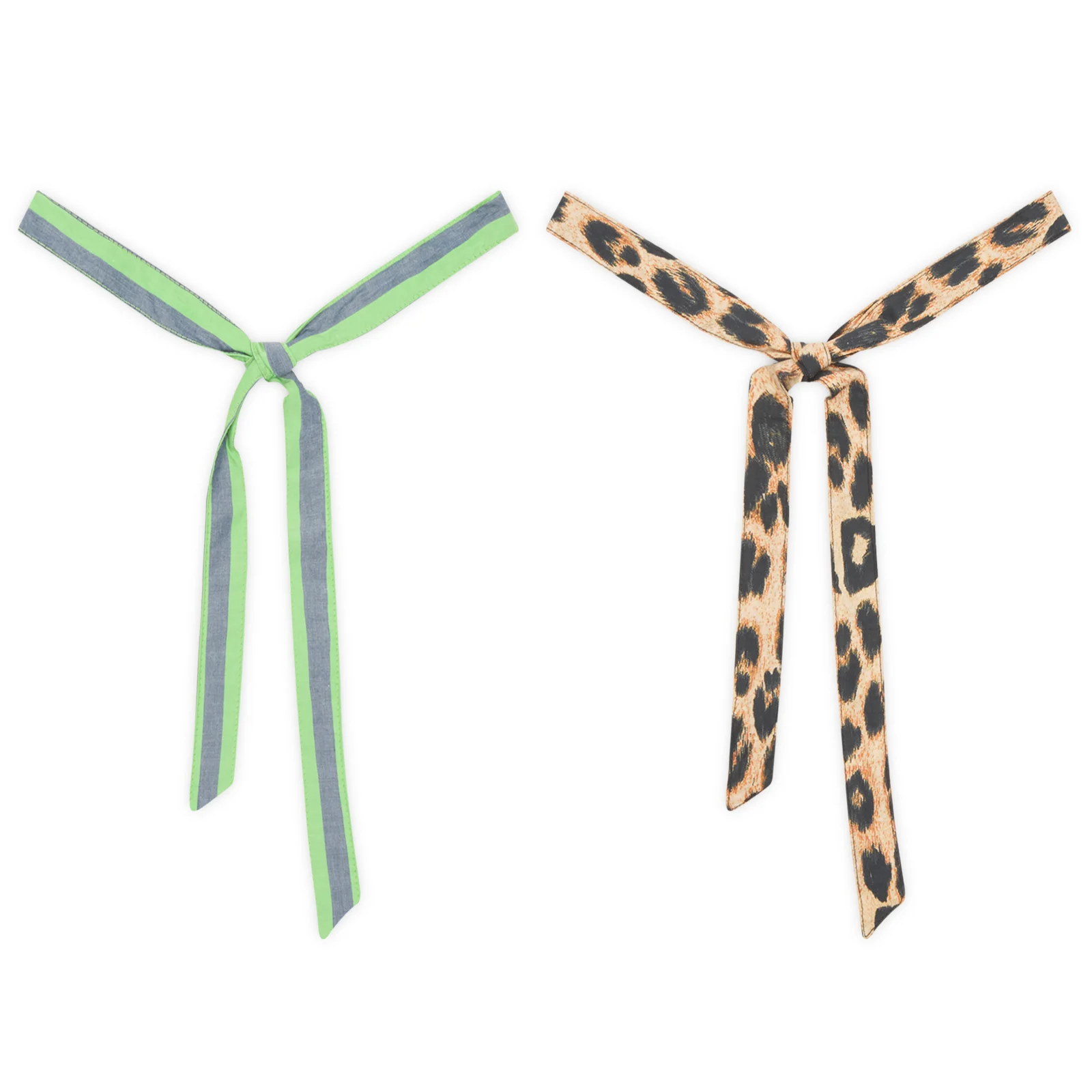 Damson Madder Hair Ribbons - Set Of 2