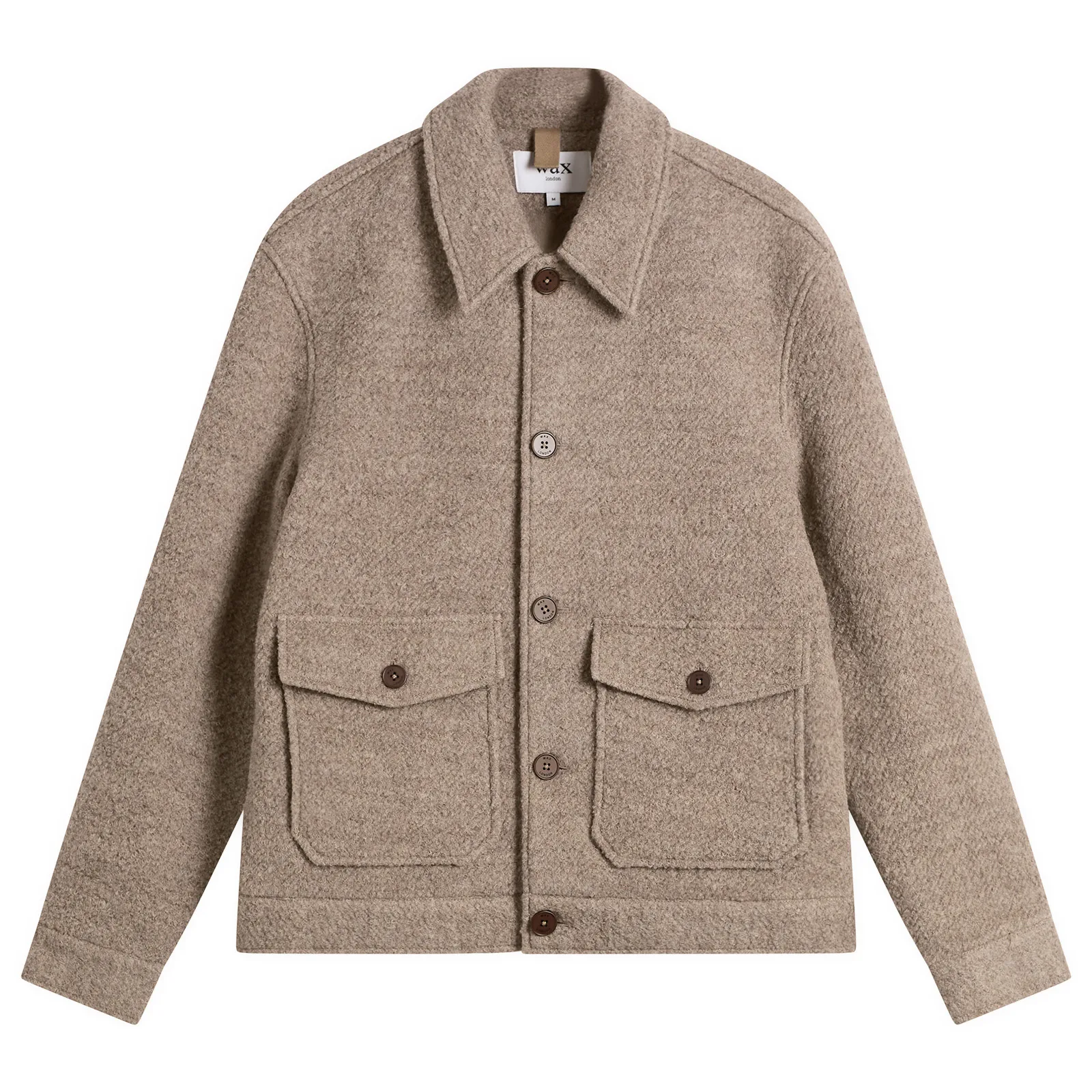 Wax London Newgate Melange Wool Jacket