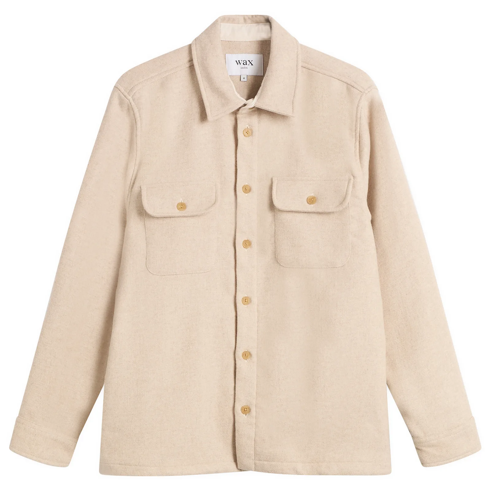 Wax London Lomond Thick Wool Blend Overshirt