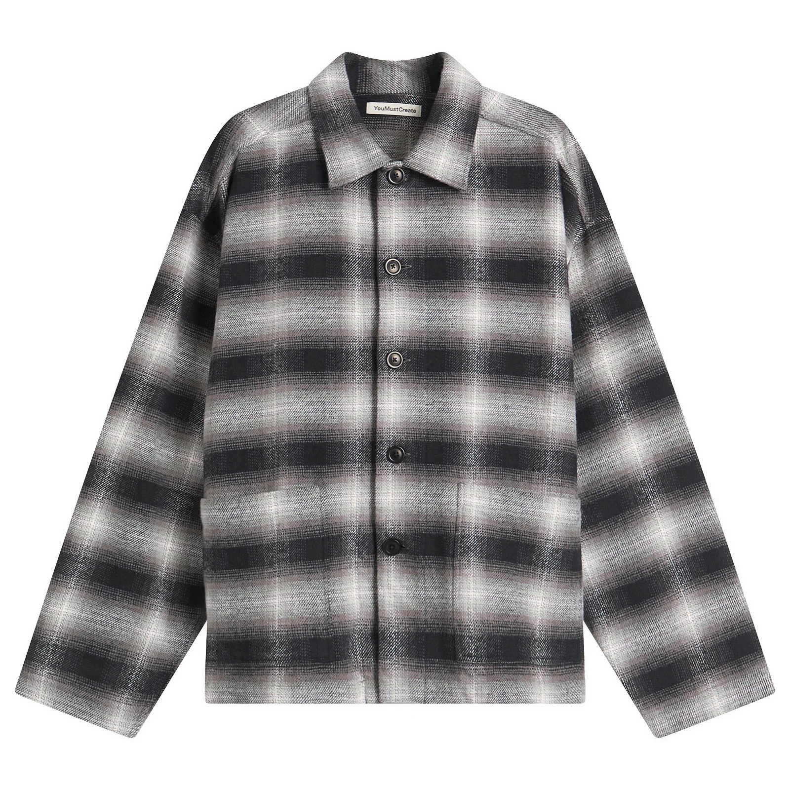 YMC PJ Check Flannel Overshirt