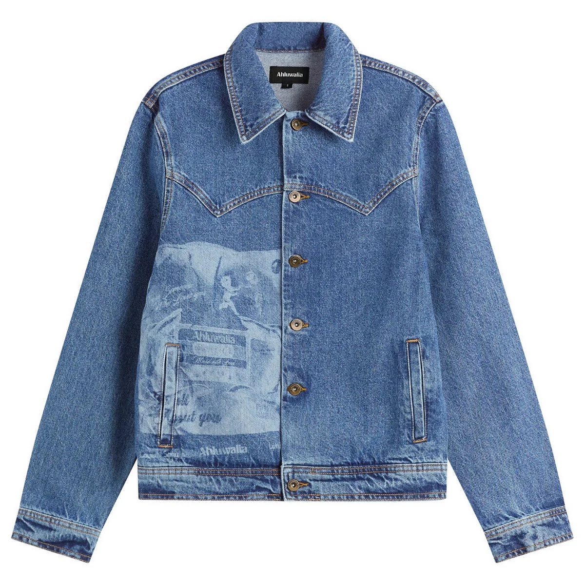 Ahluwalia Laser Denim Jacket