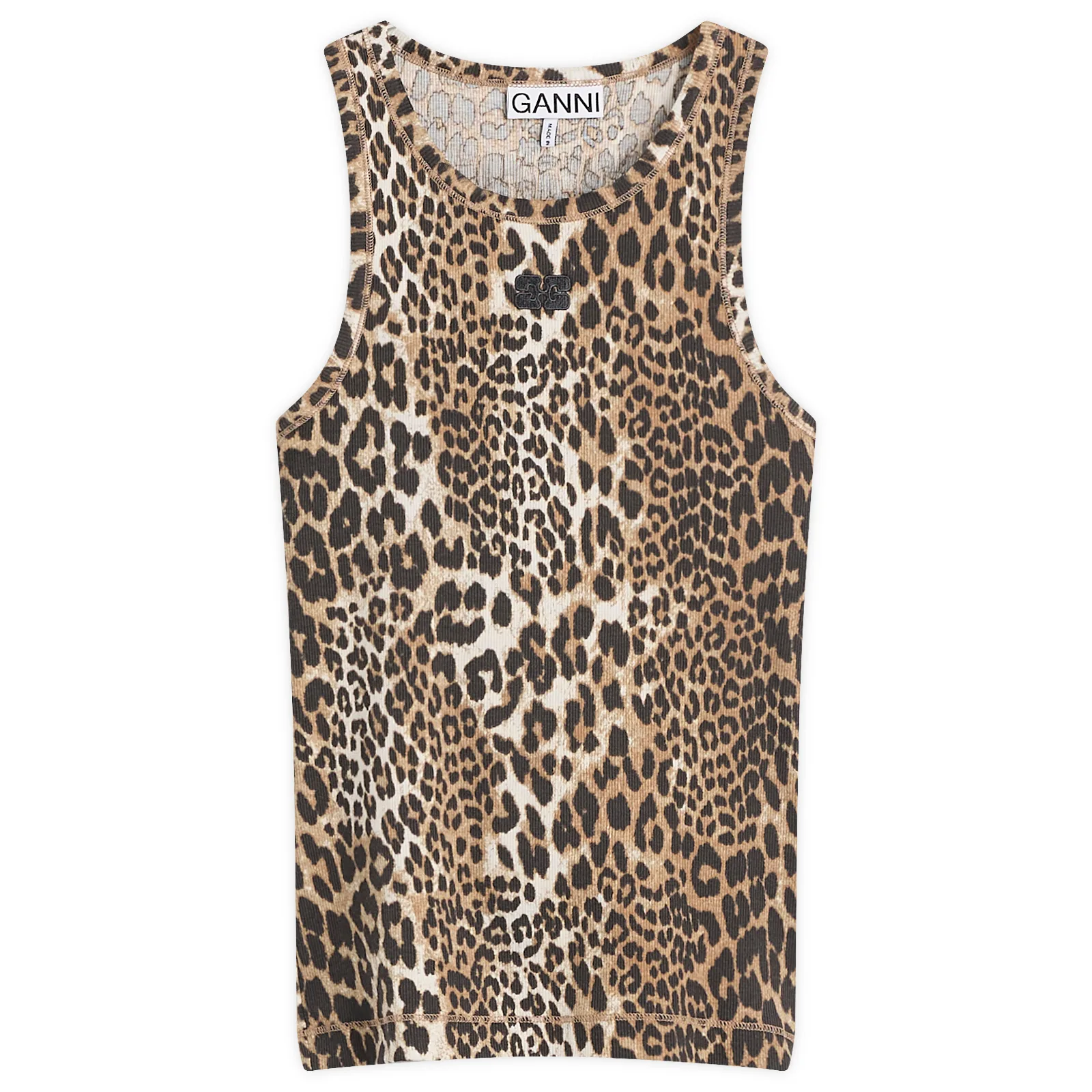 GANNI Rib Tank Top