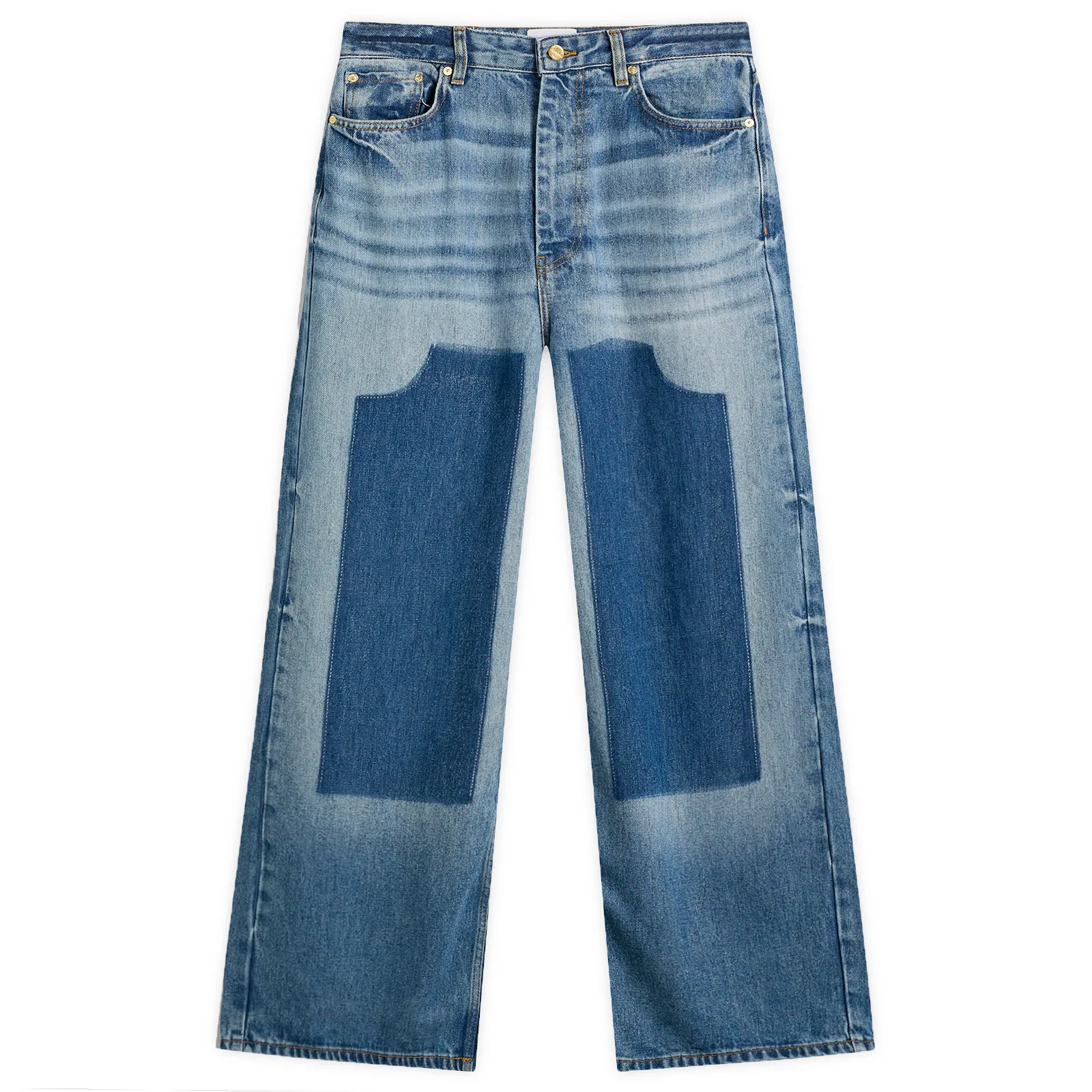 GANNI Lightweight Denim Baggy Jeans