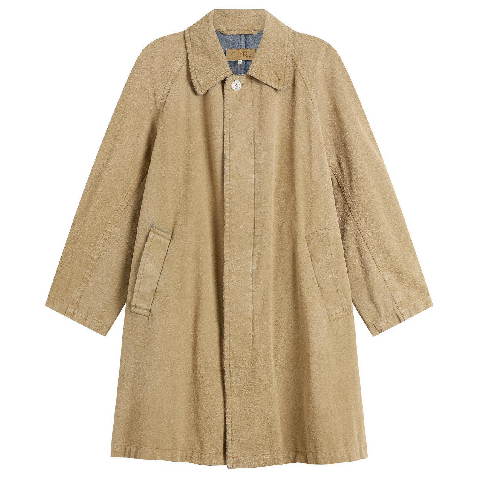 MM6 Maison Margiela Coated Long Coat