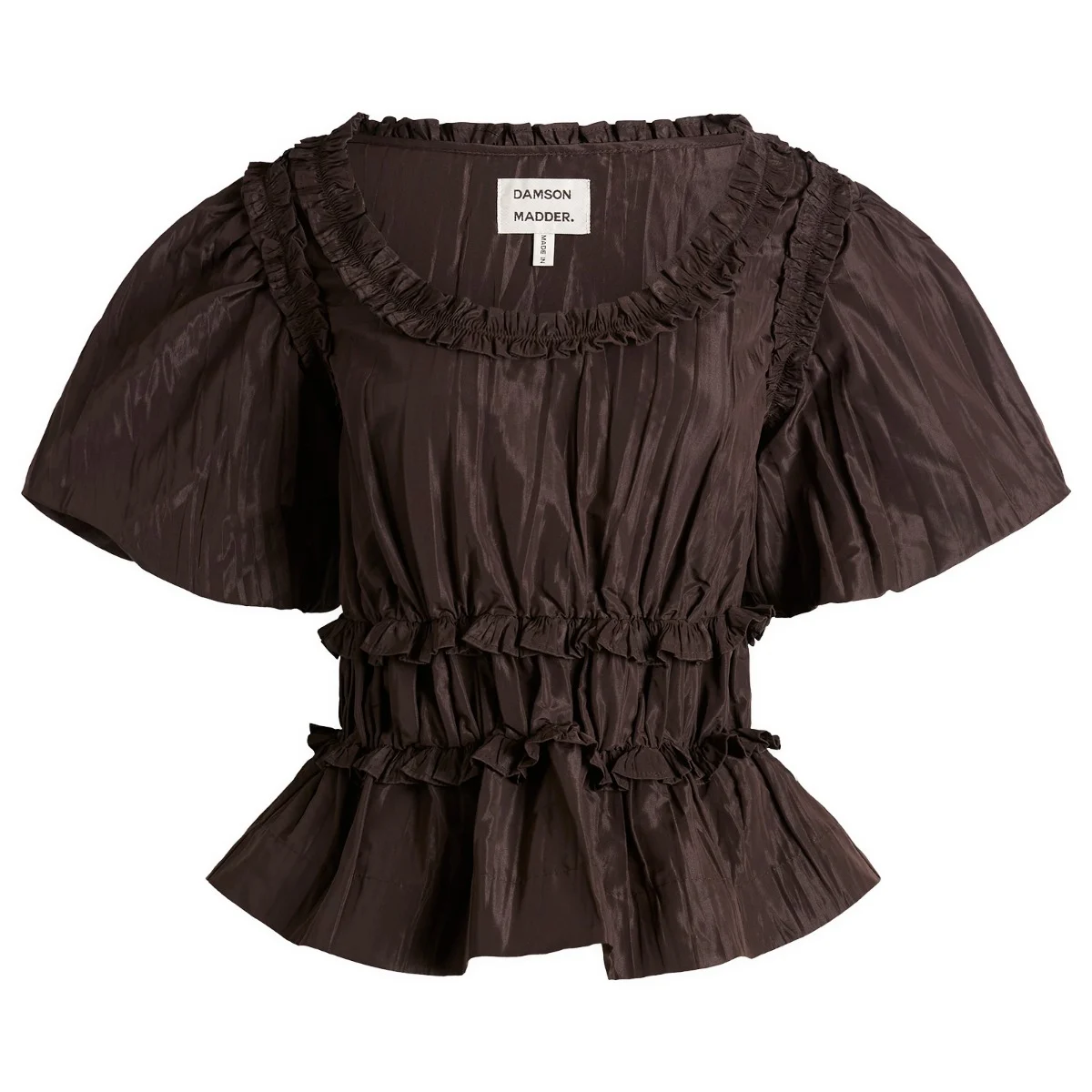 Damson Madder Everly Ruffle Blouse - END. Exclusive