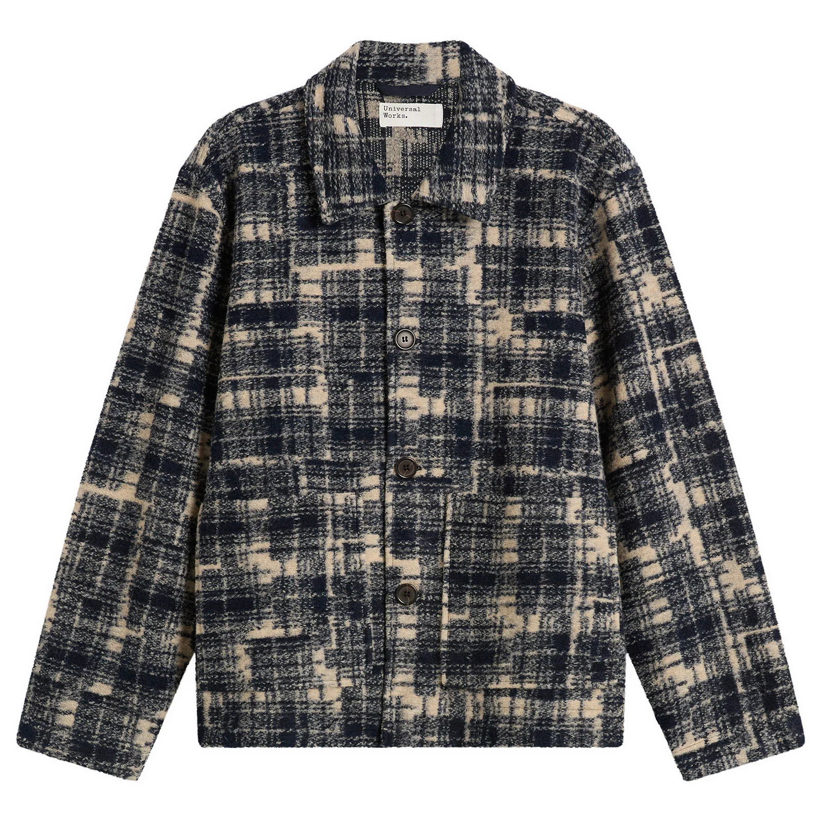 Universal Works Patch Check Fleece Rams Jacket