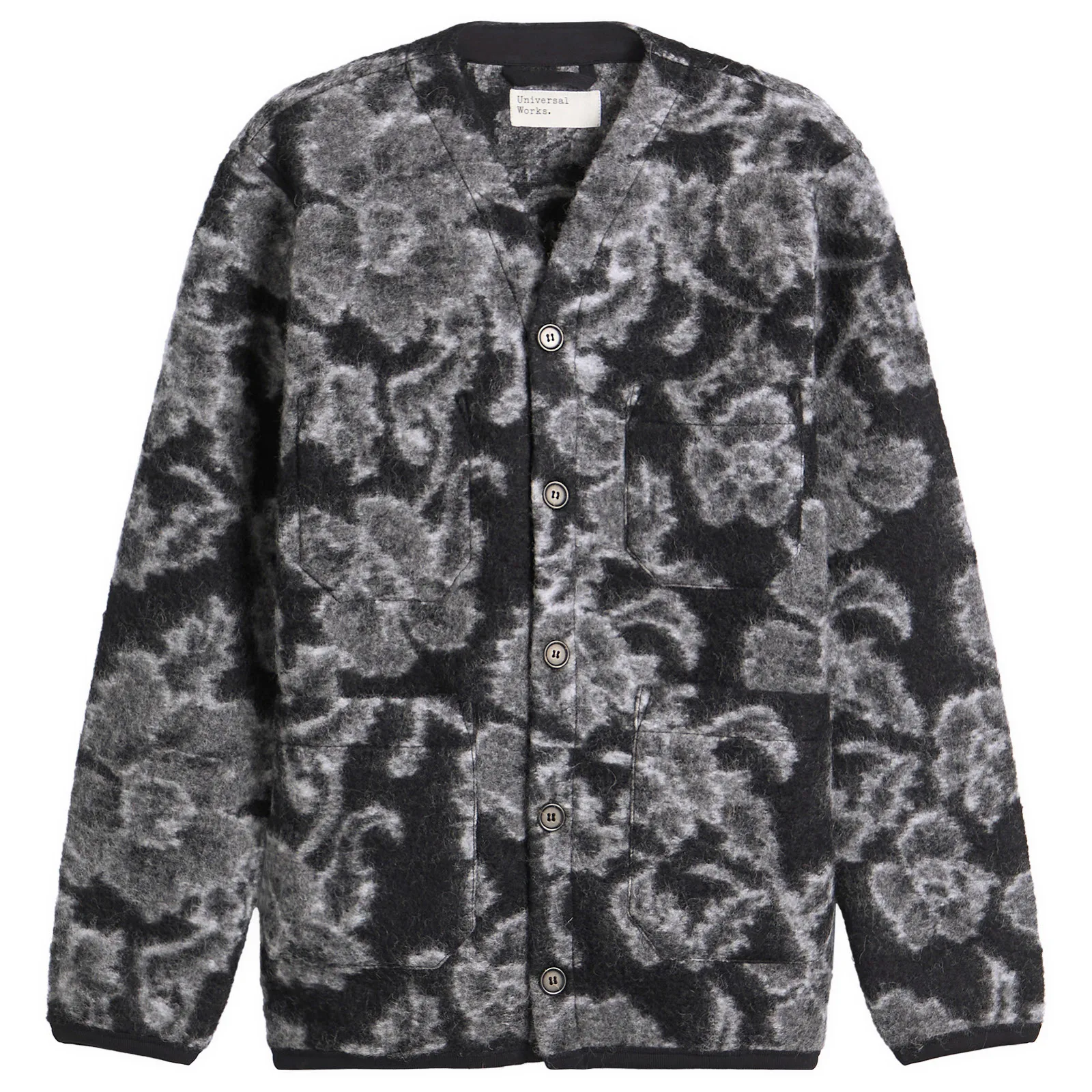 Universal Works Flower Fleece Cardigan