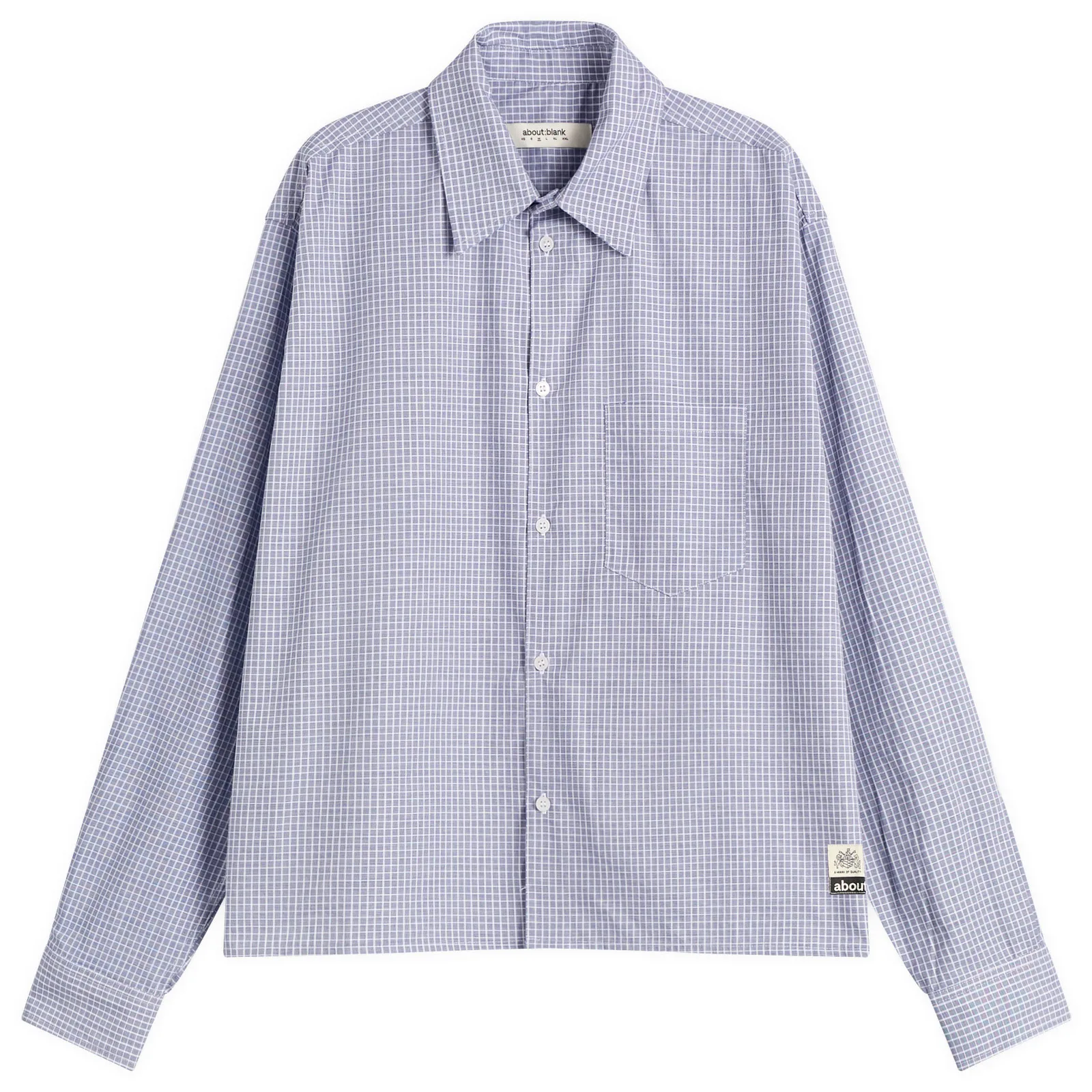 END. x about:blank Check Shirt