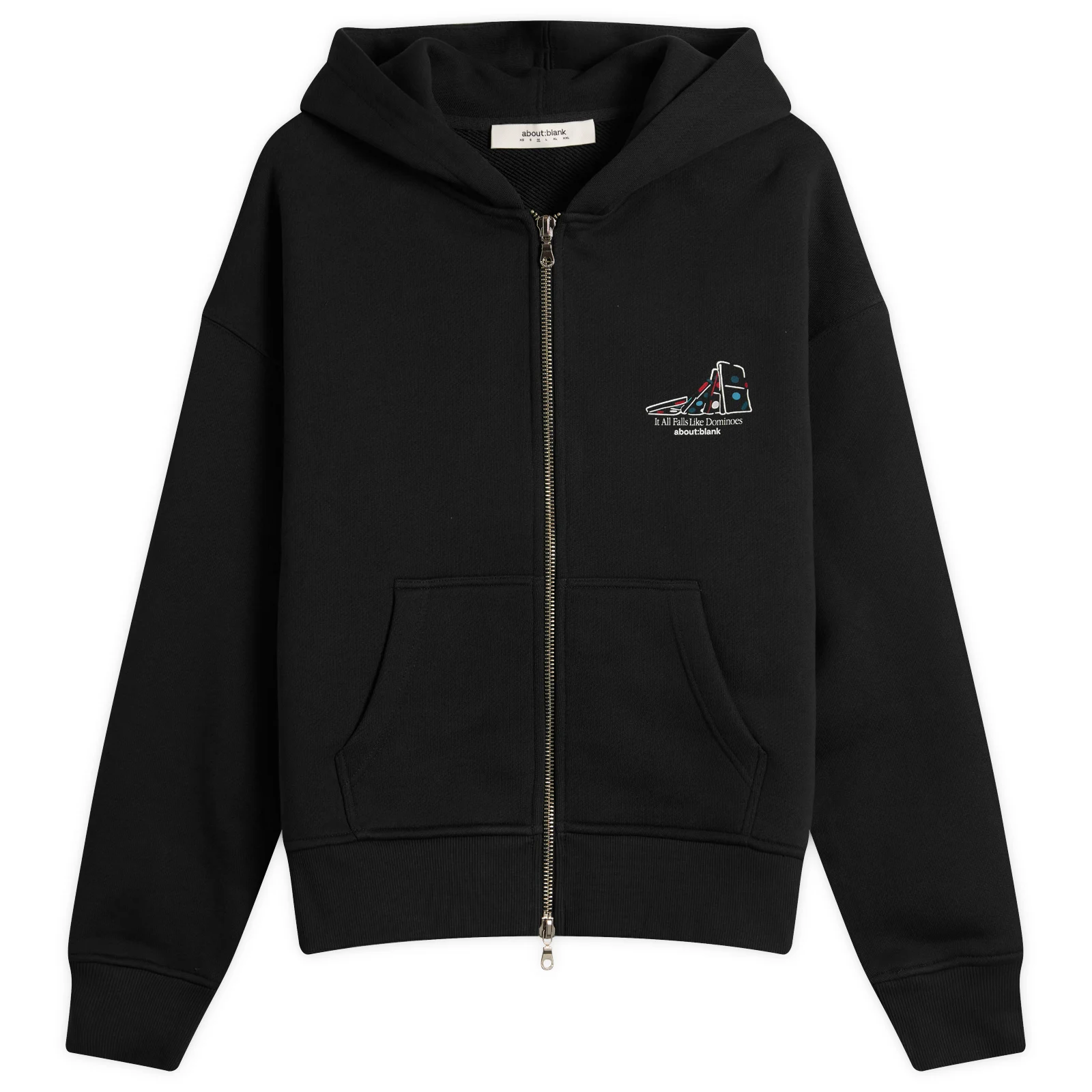 END. x about:blank Dominoes Zip Hoodie
