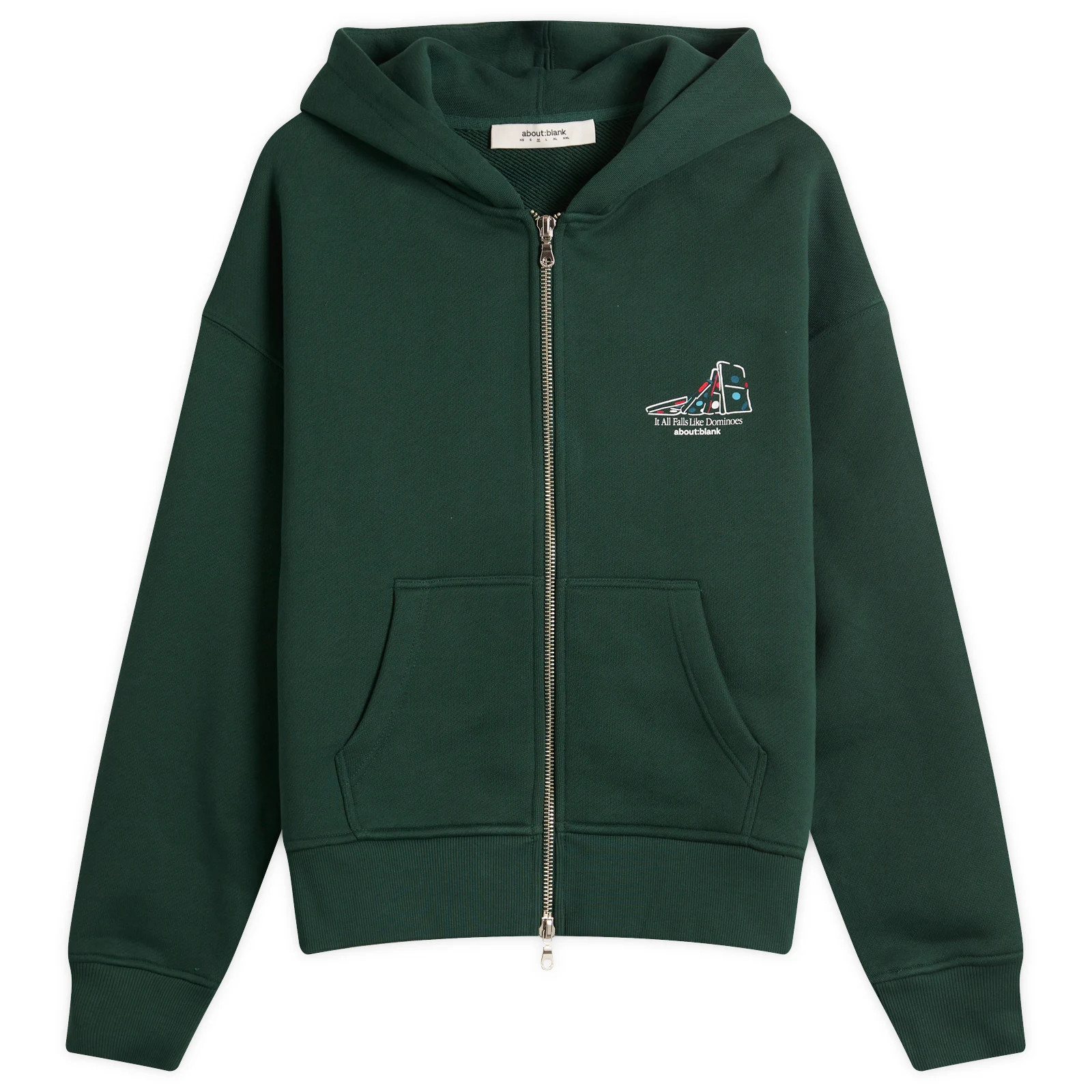 END. x about:blank Dominoes Zip Hoodie
