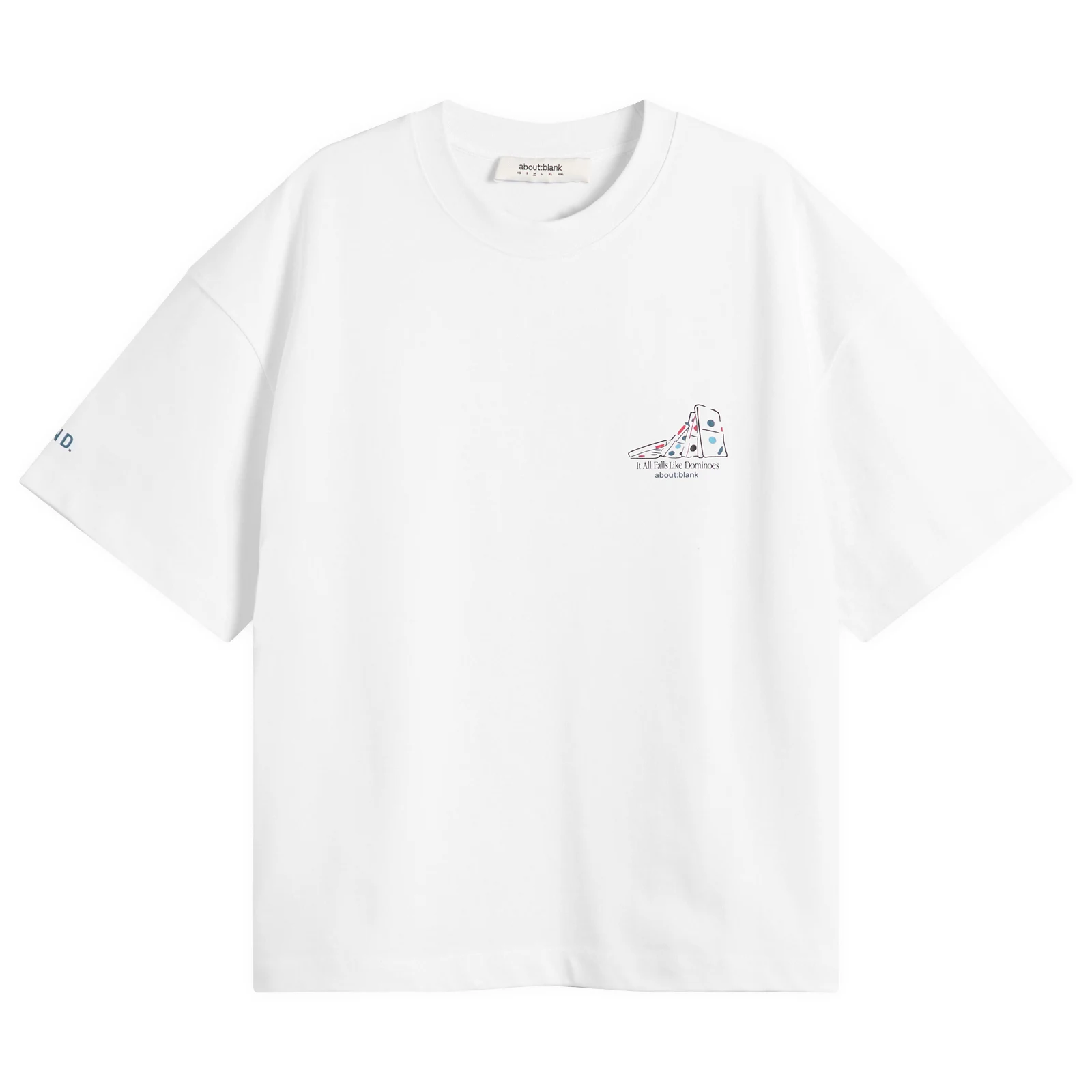 END. x about:blank Dominoes T-Shirt