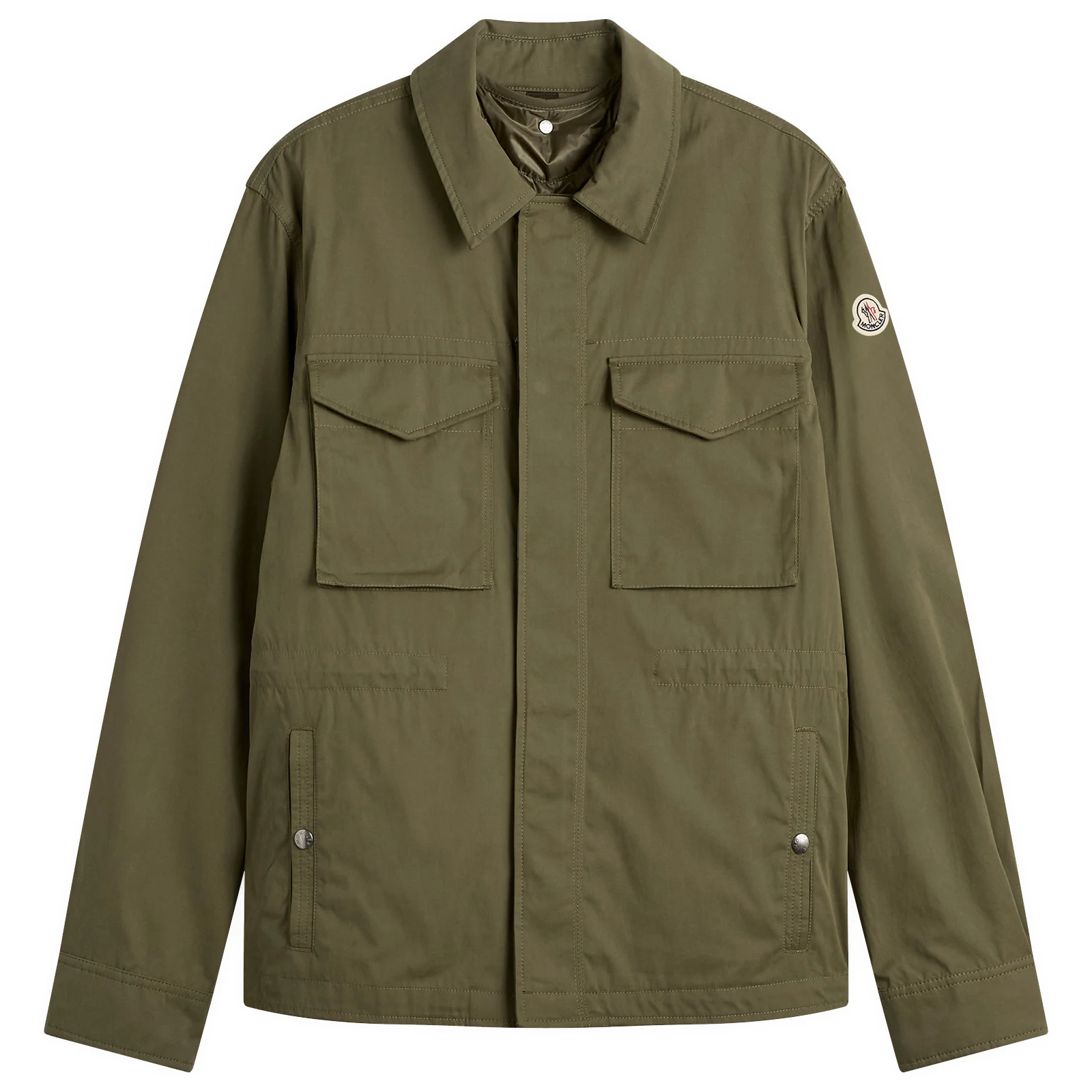Moncler Roquille Brushed Cotton Shirt Jacket