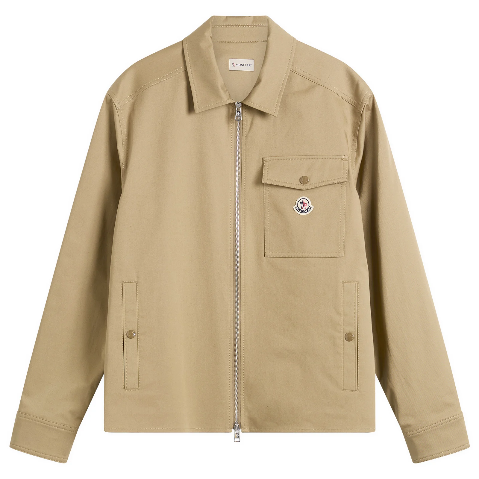 Moncler Gabardine Cotton Shirt Jacket