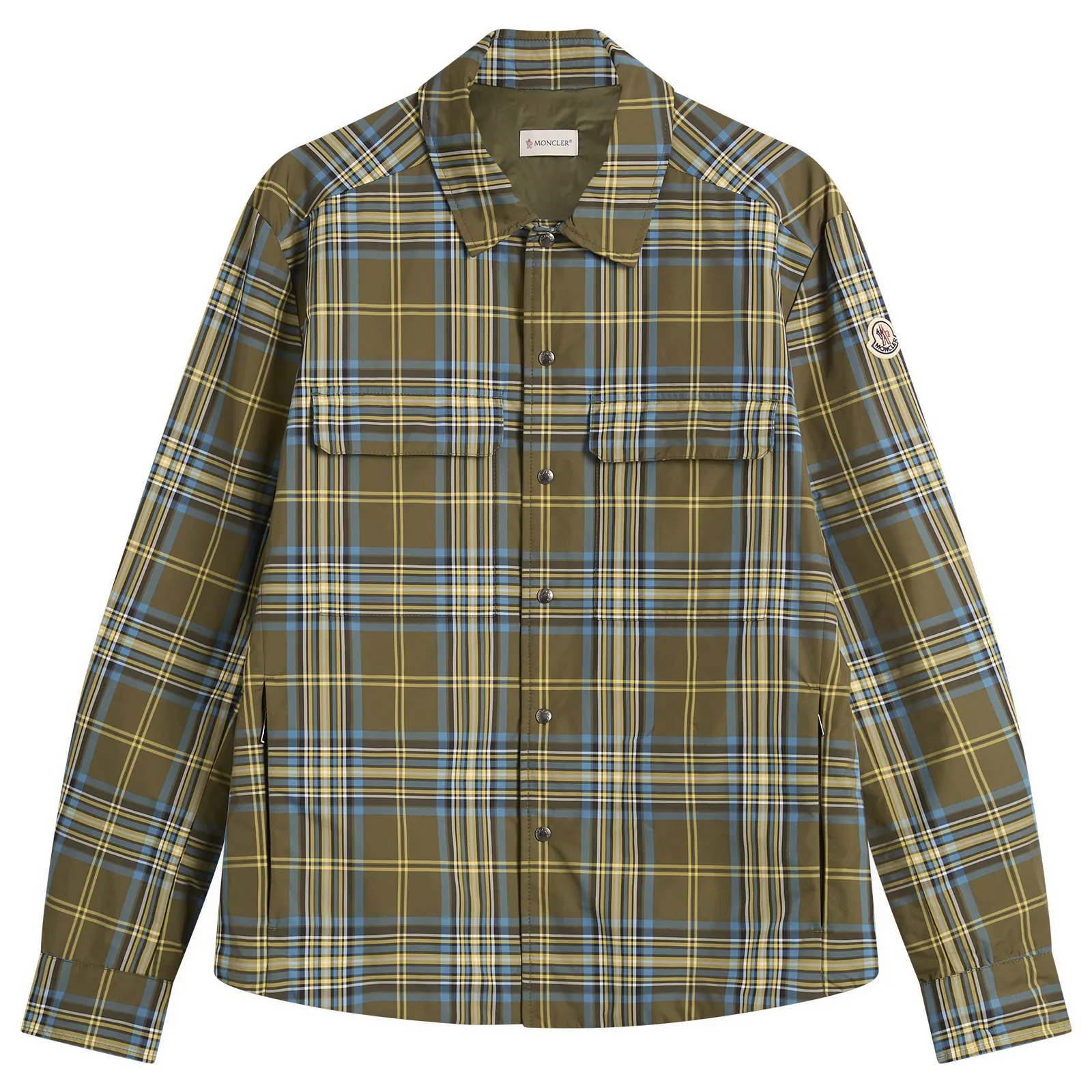 Moncler Eco Nylon Check Shirt Jacket