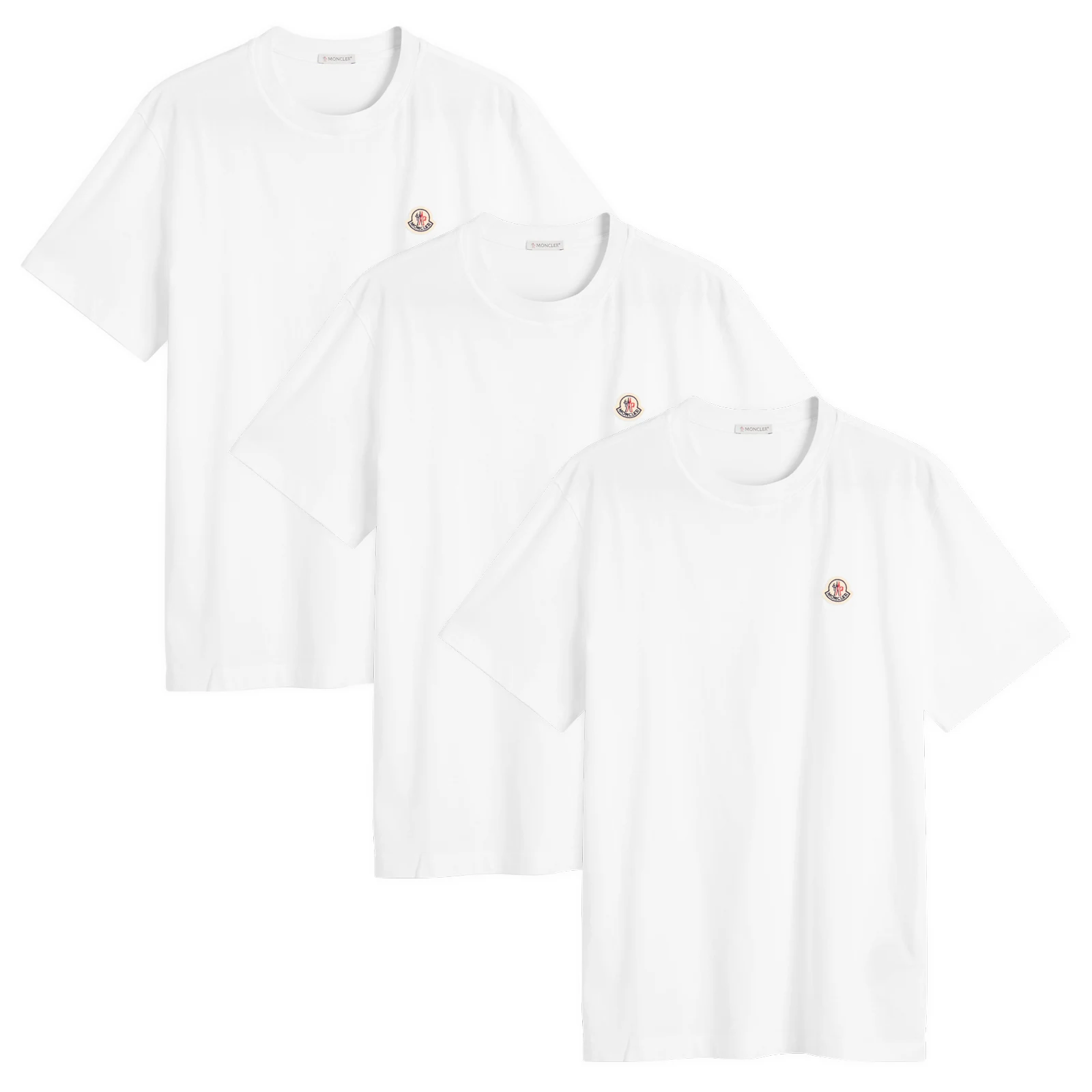 Moncler Short Sleeve 3 Pack Cotton T-Shirts