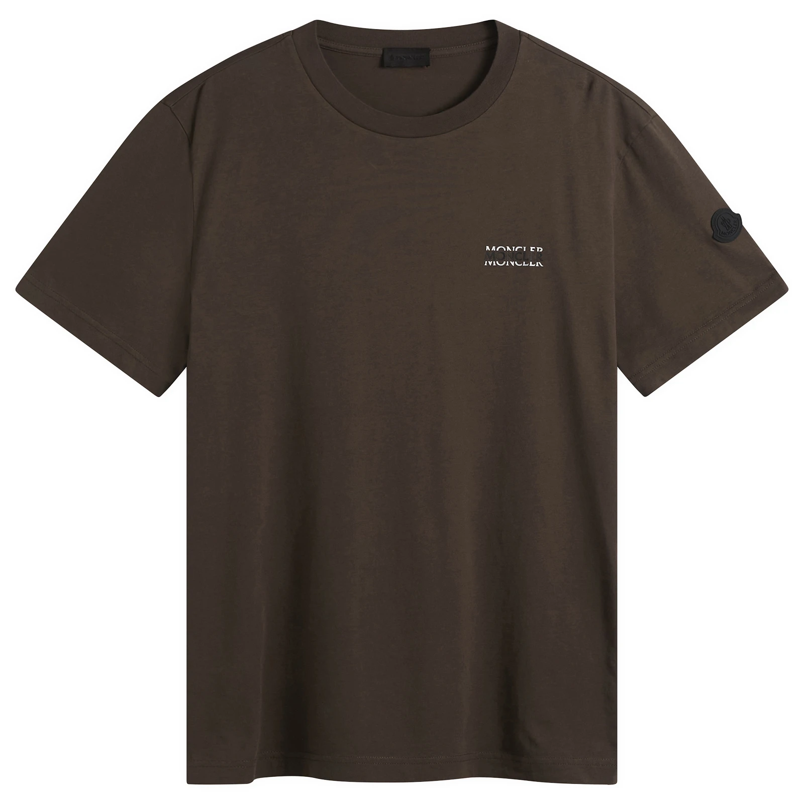 Moncler Stripe Logo Short Sleeve T-Shirt