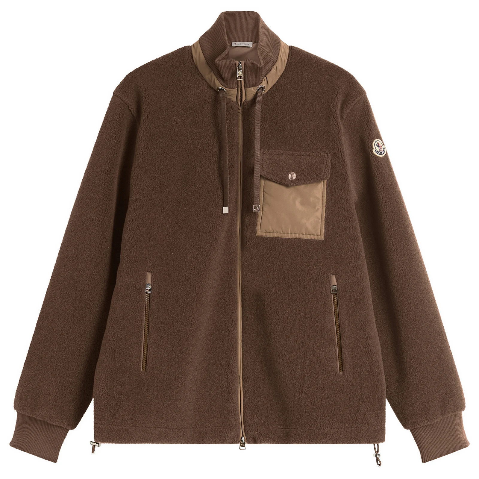Moncler Teddy Fleece Zip Up Fleece