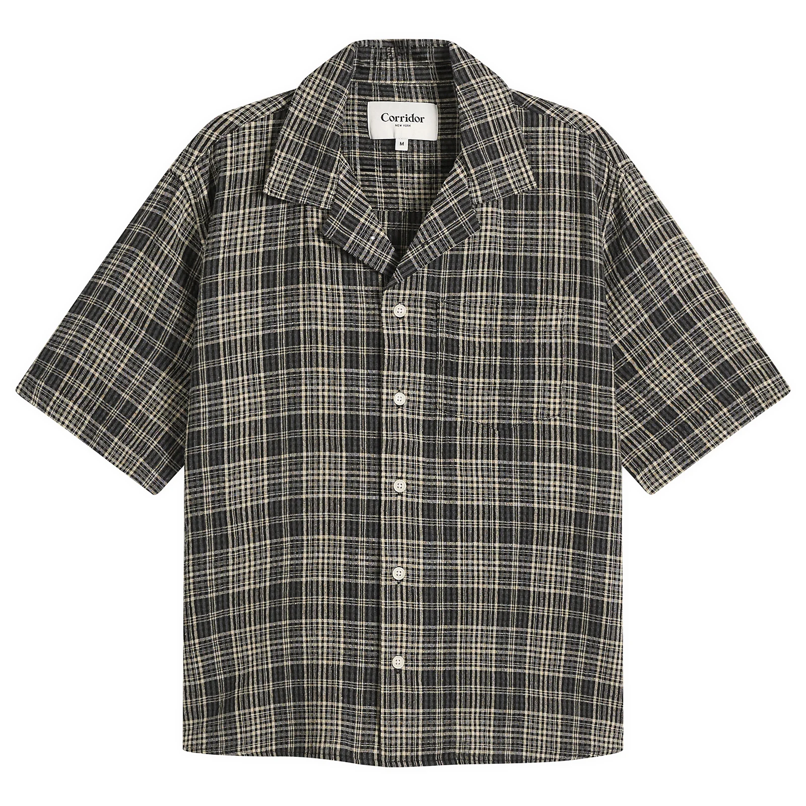 Corridor Plaid Seersucker Short Sleeve Shirt