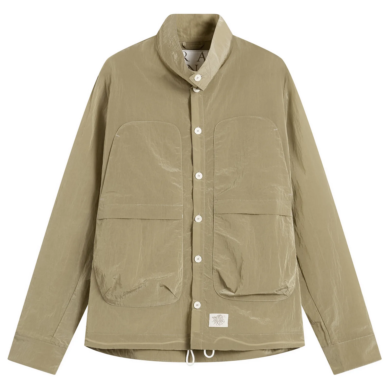 Ranra Epitome Shiny Nylon Overshirt