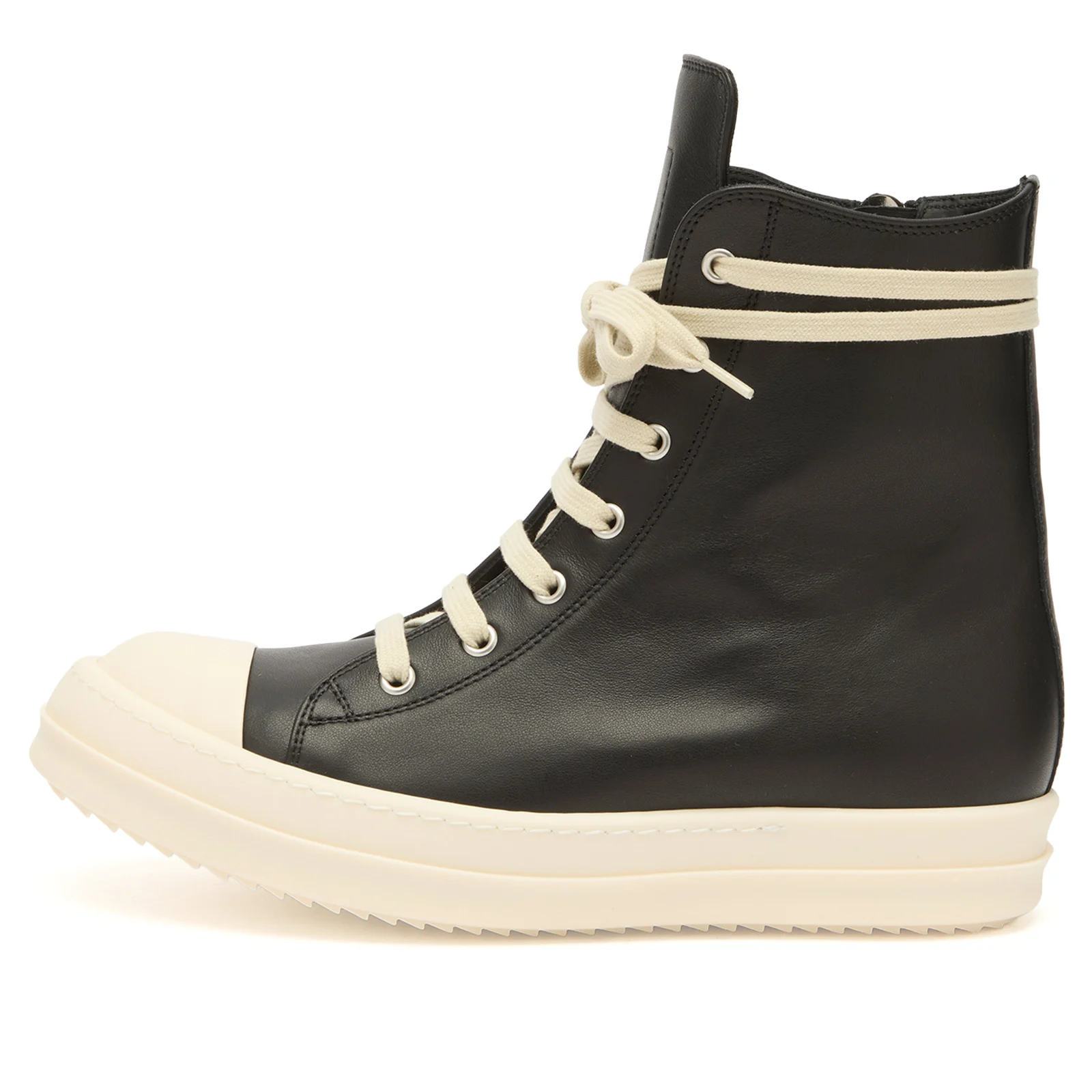 Rick Owens High Top Lace Up Sneakers
